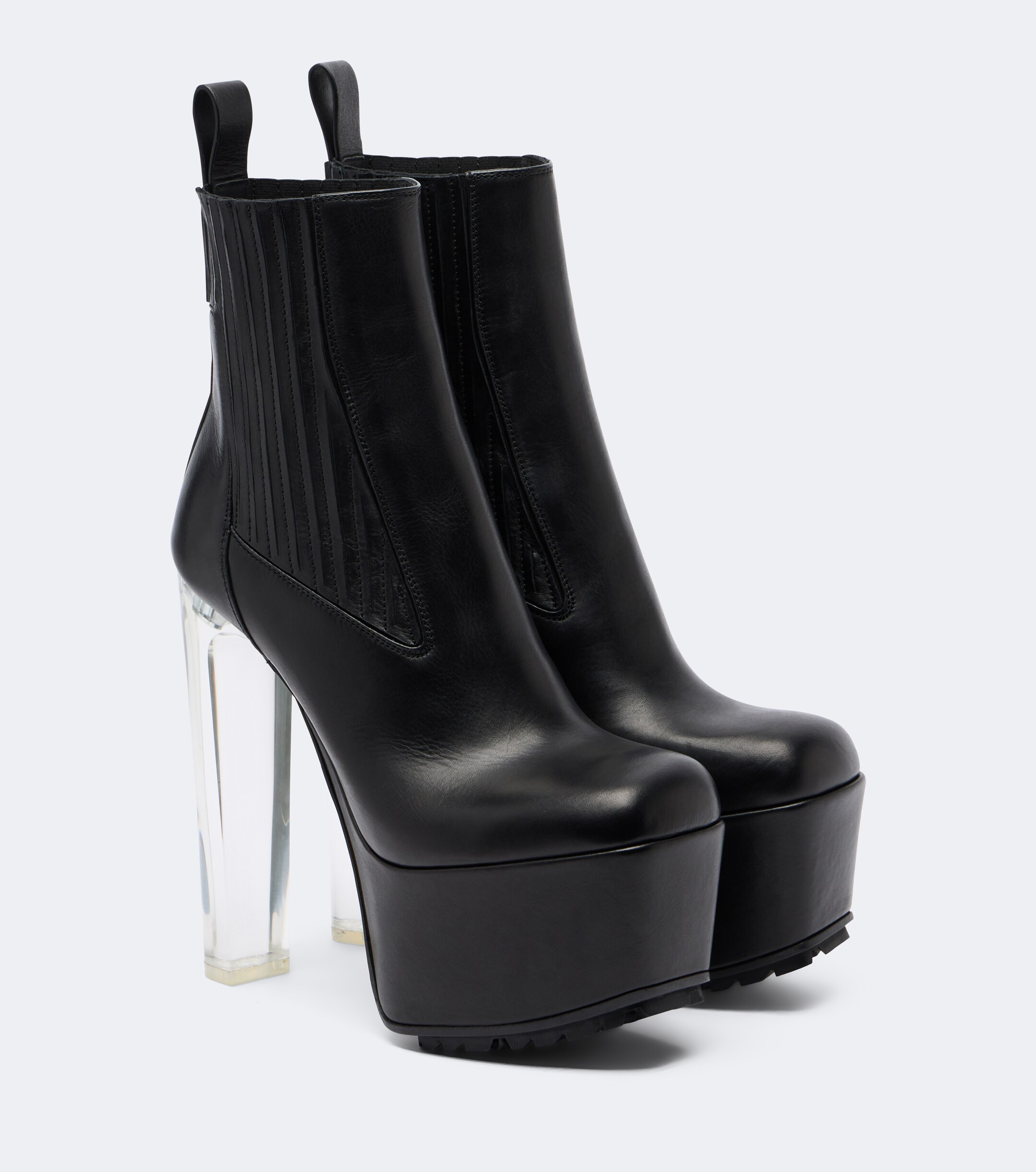 Rick Owens Rick Owens Beatle Kiss leather platform ankle boots
