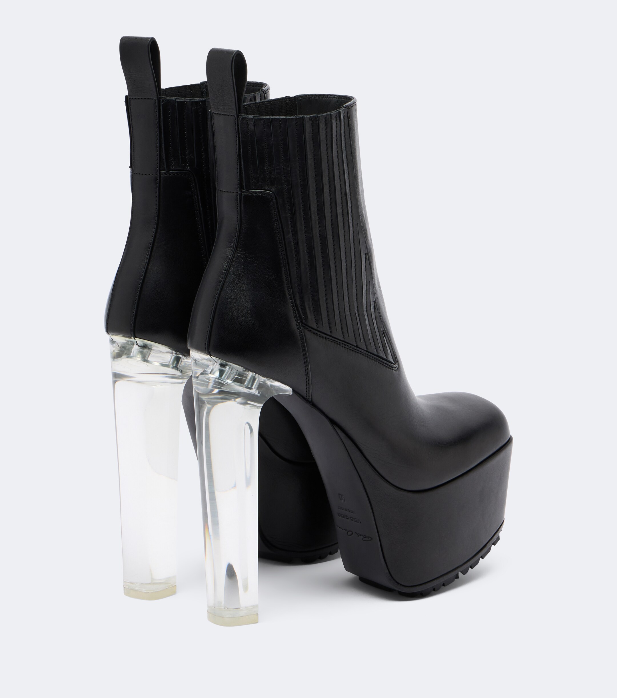 Rick Owens Rick Owens Beatle Kiss leather platform ankle boots