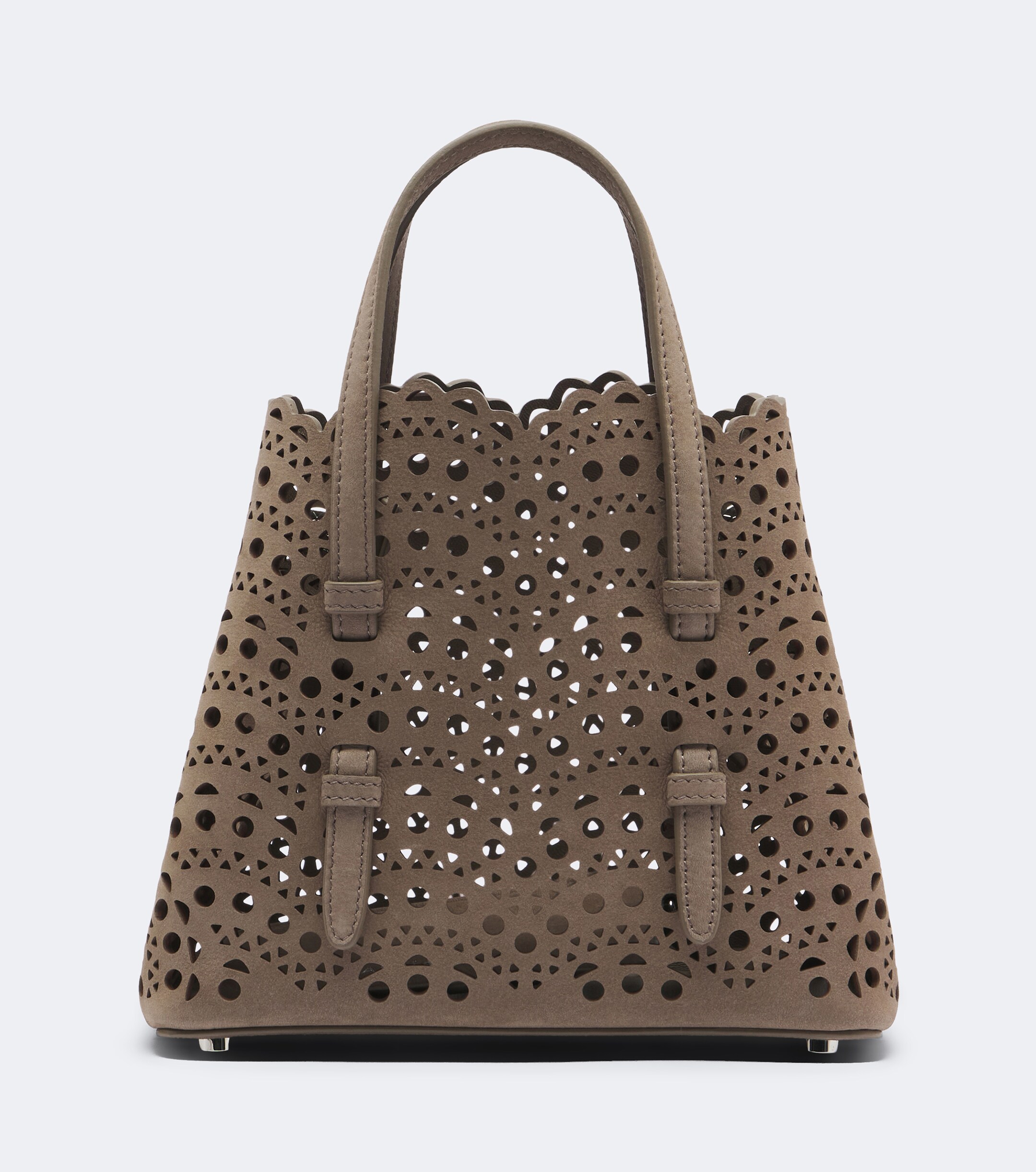 Alaïa Mina 20 Vienne suede top-handle bag