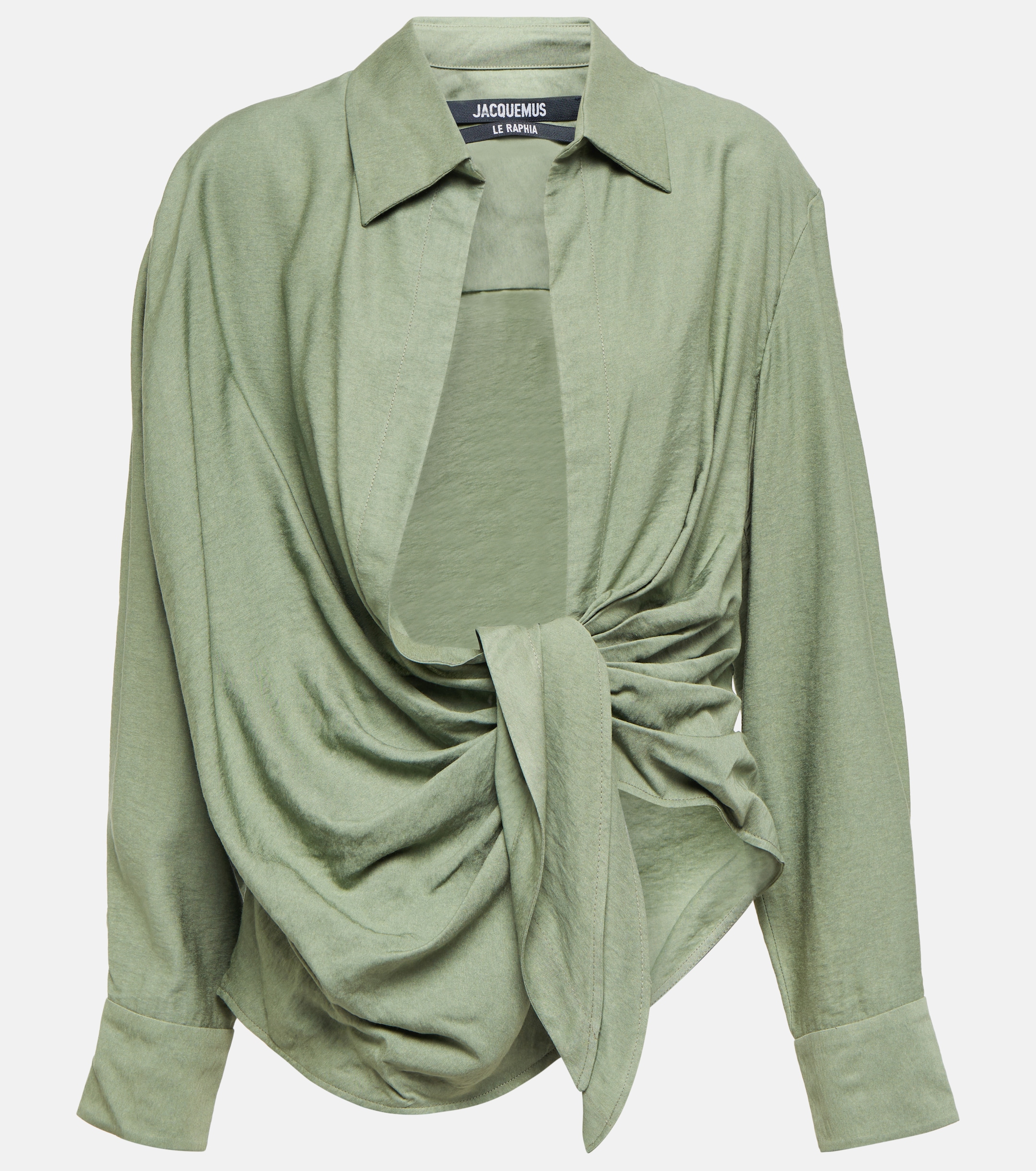 Jacquemus Le Bahia tie-front shirt