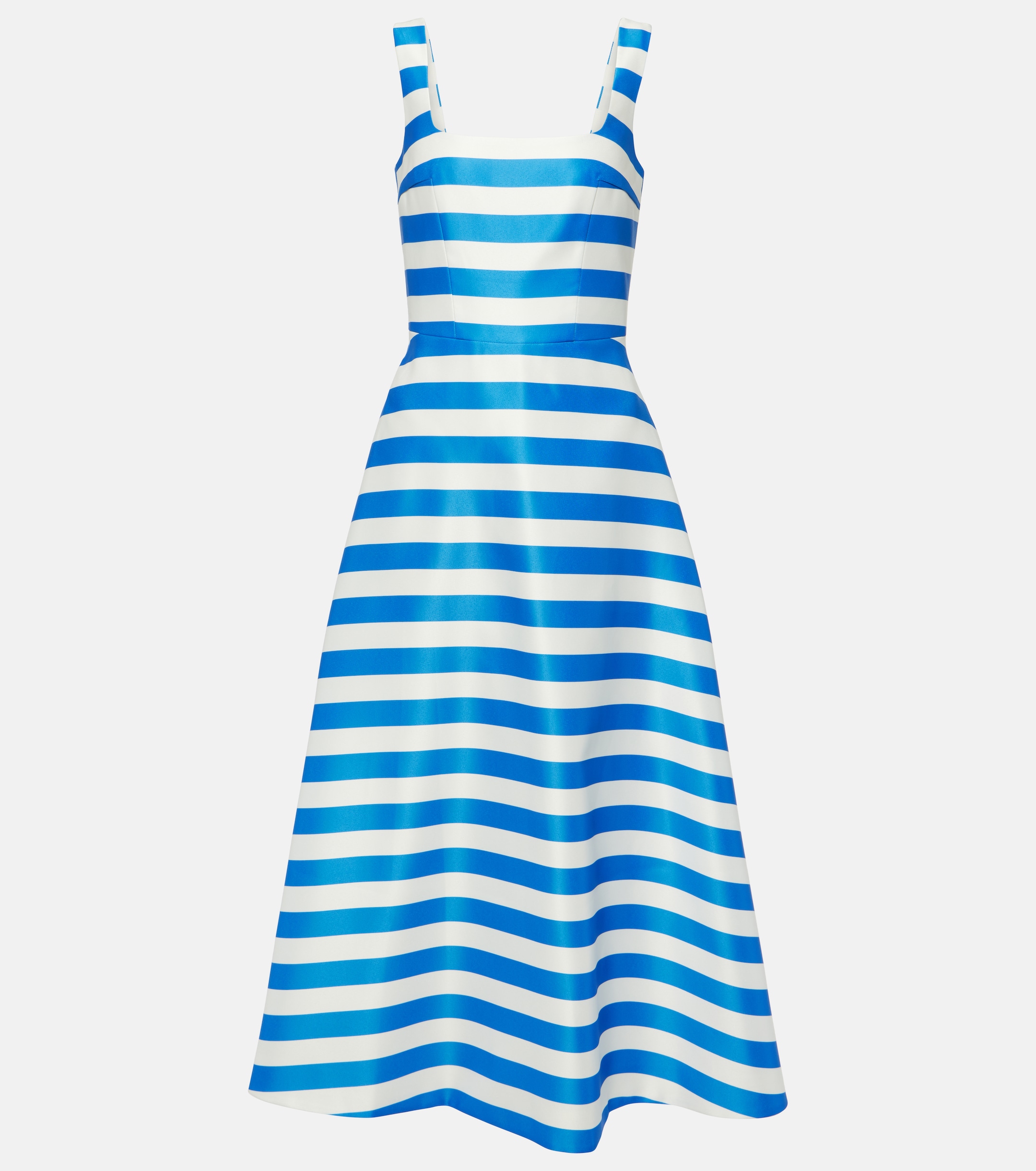 Emilia Wickstead Shiloh striped twill midi dress