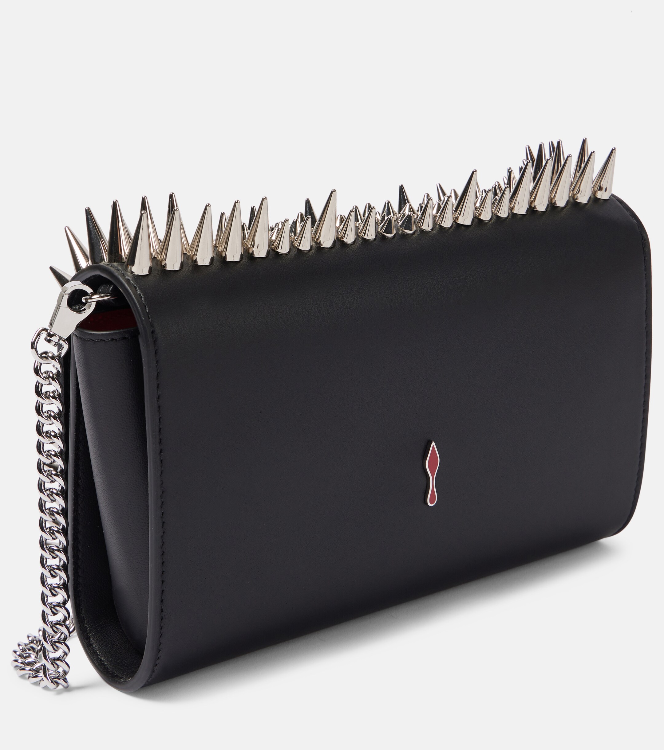 CHRISTIAN LOUBOUTIN Paloma spiked leather clutch