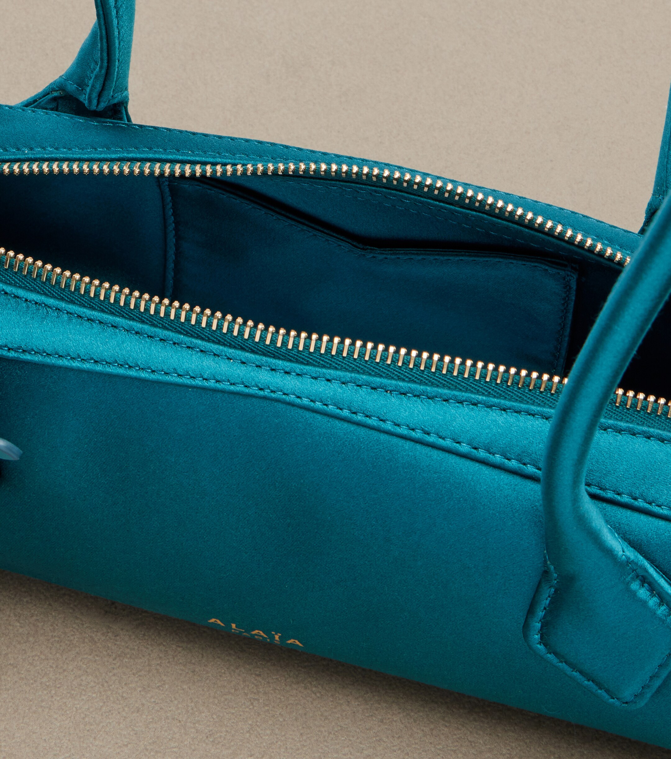 Alaïa Le Teckel Small satin shoulder bag