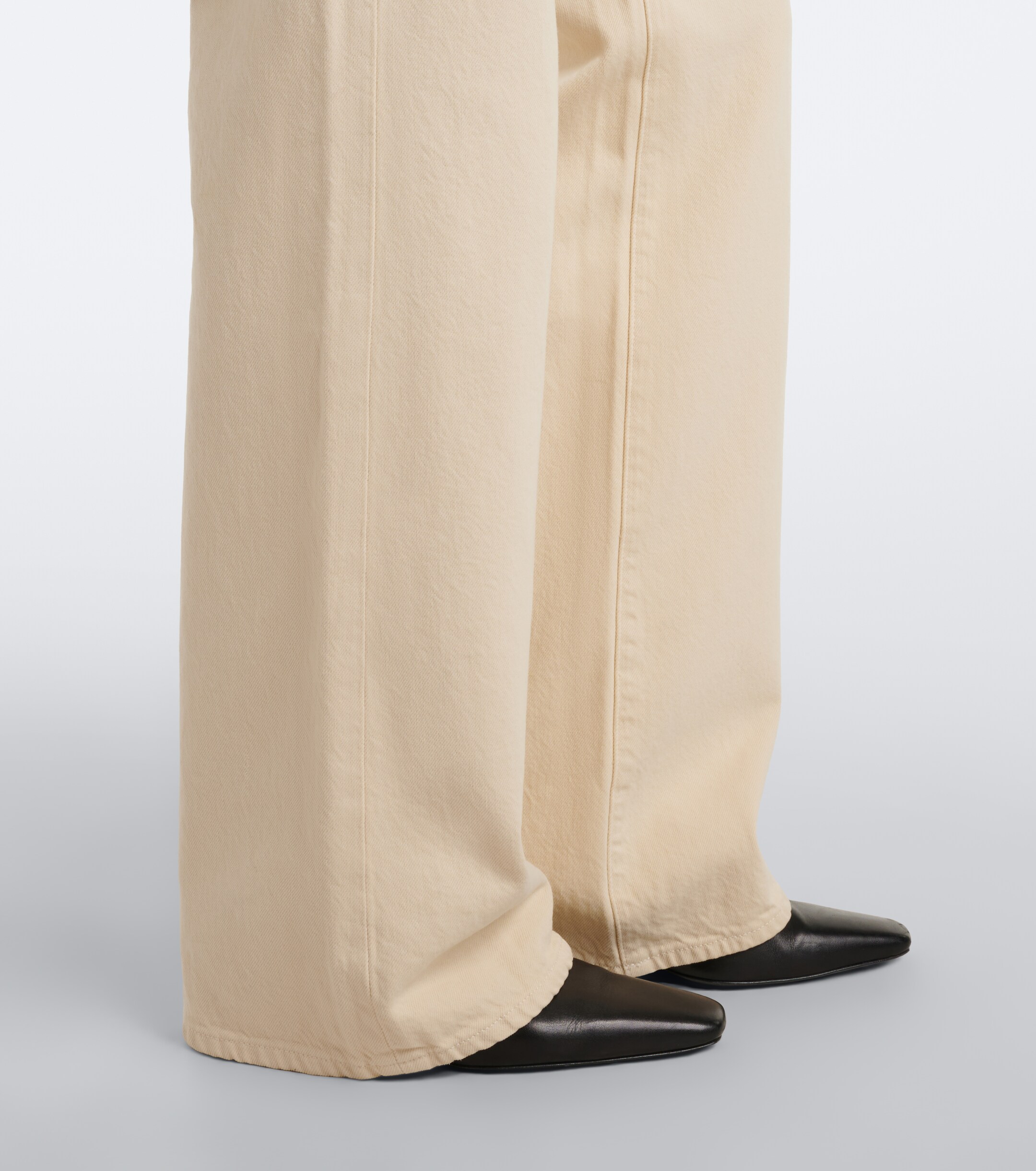 FRAME Frame Gray wide-leg jeans
