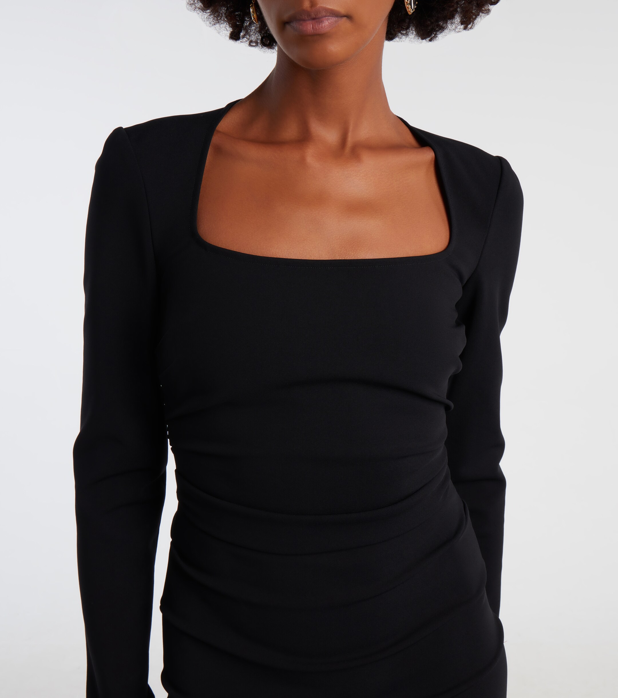 Dolce&Gabbana Dolce & Gabbana Ruched jersey midi dress