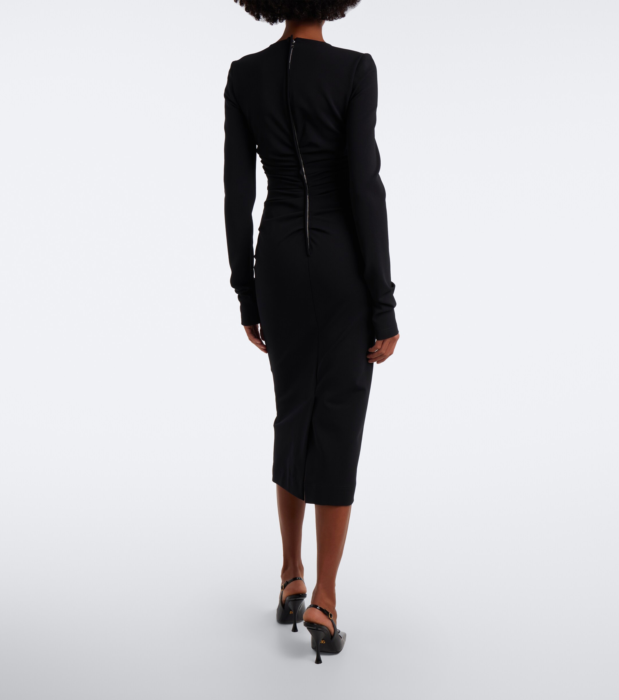 Dolce&Gabbana Dolce & Gabbana Ruched jersey midi dress