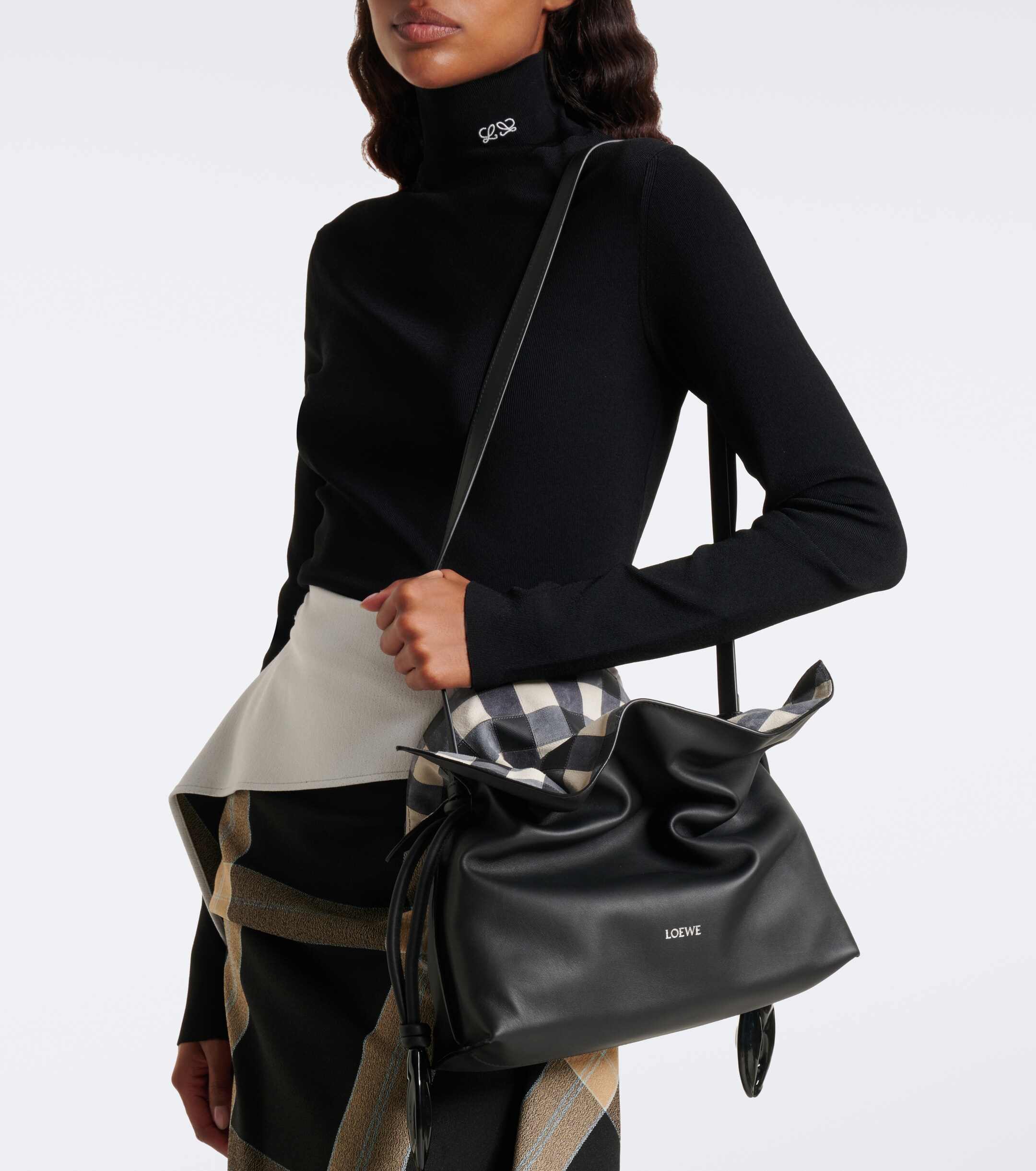 Loewe Loewe x Cosima von Bonin Flamenco Medium leather clutch