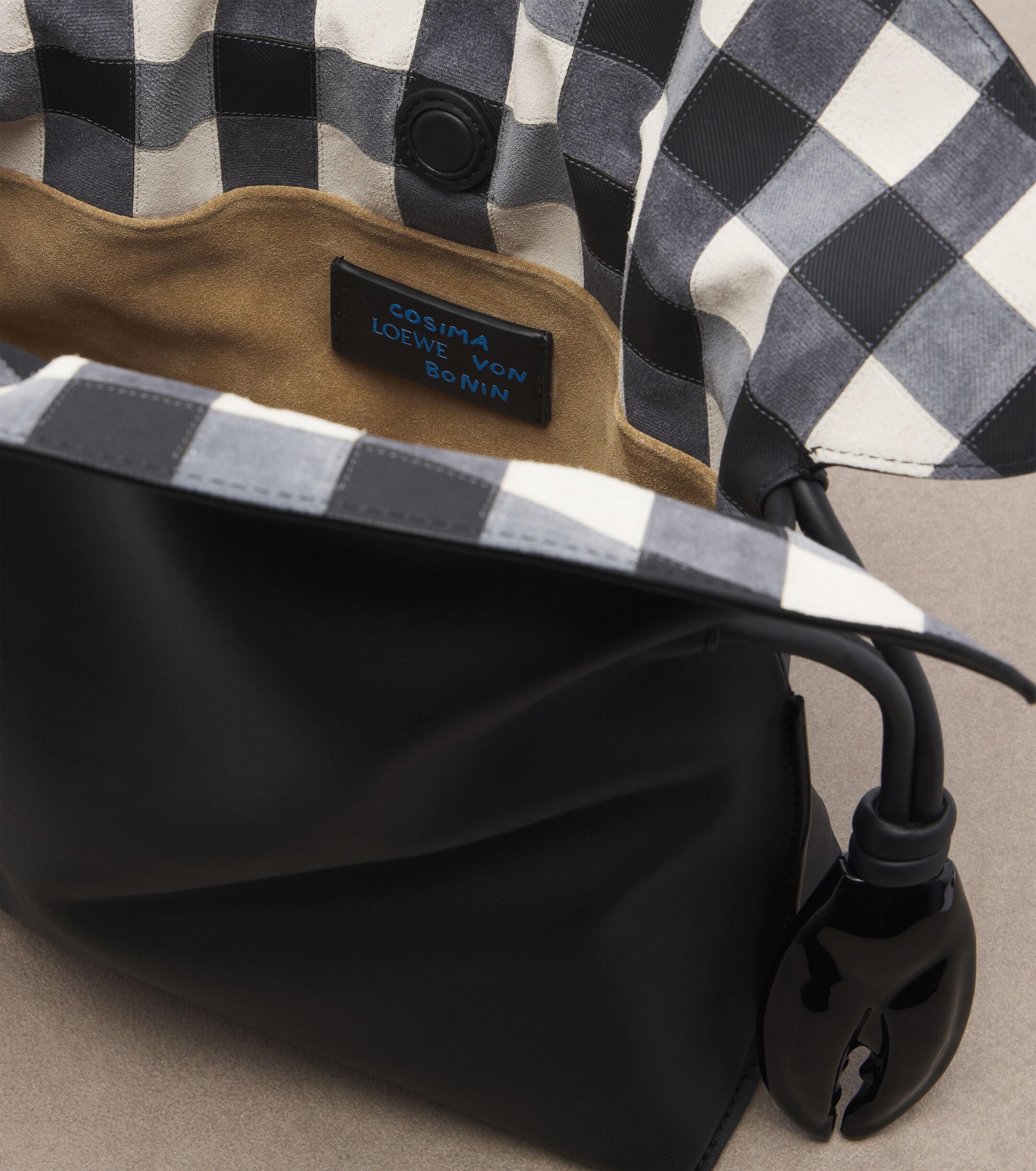 Loewe Loewe x Cosima von Bonin Flamenco Medium leather clutch