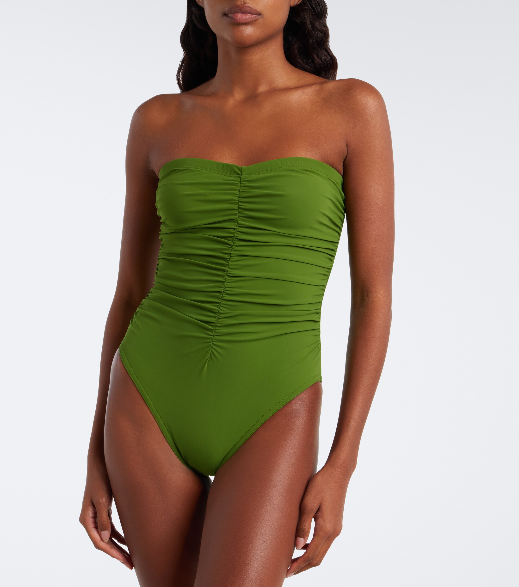 Karla Colletto Karla Colletto Basics ruched swimsuit