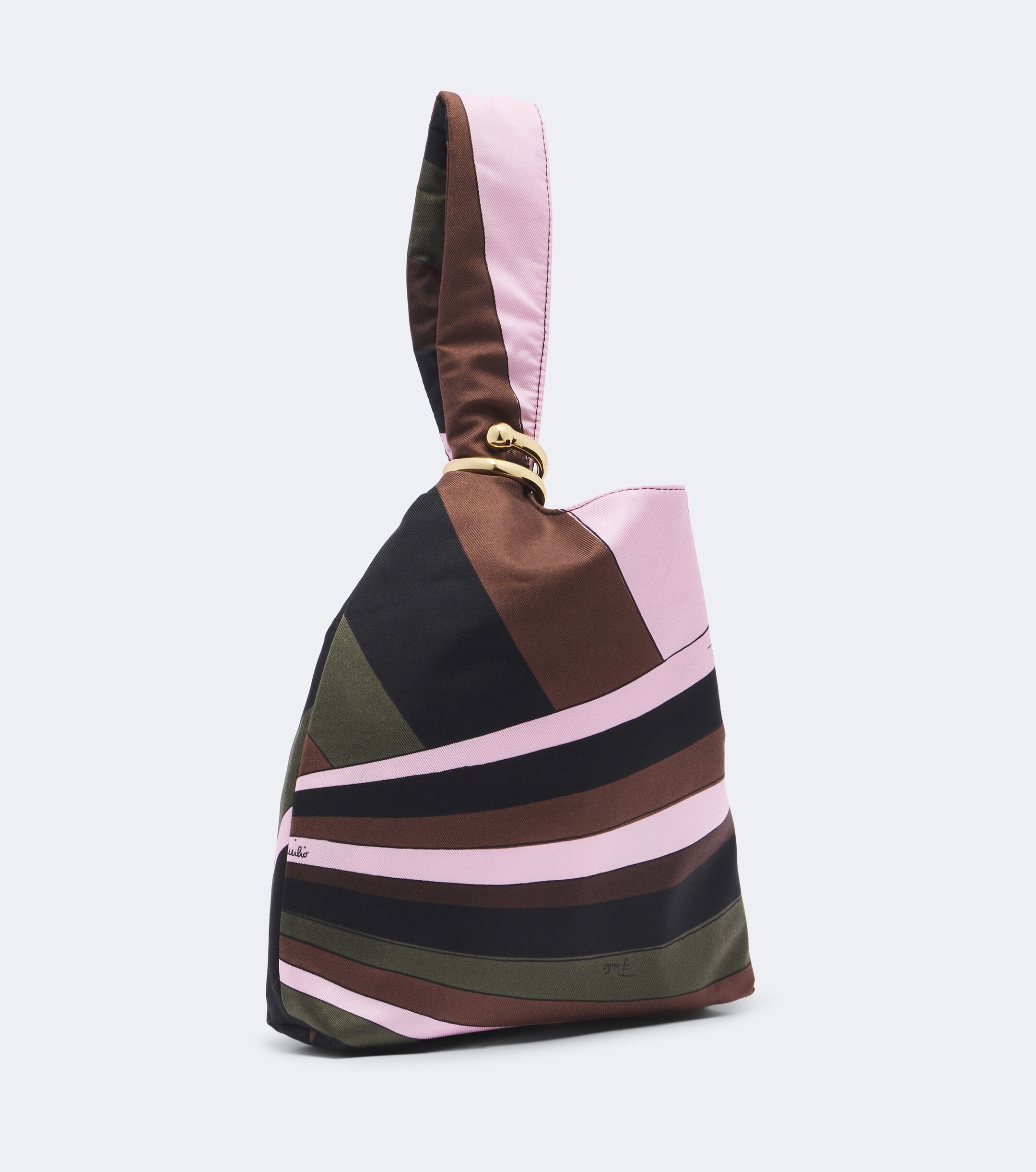 Pucci Pucci Emilio Iride twill top-handle bag