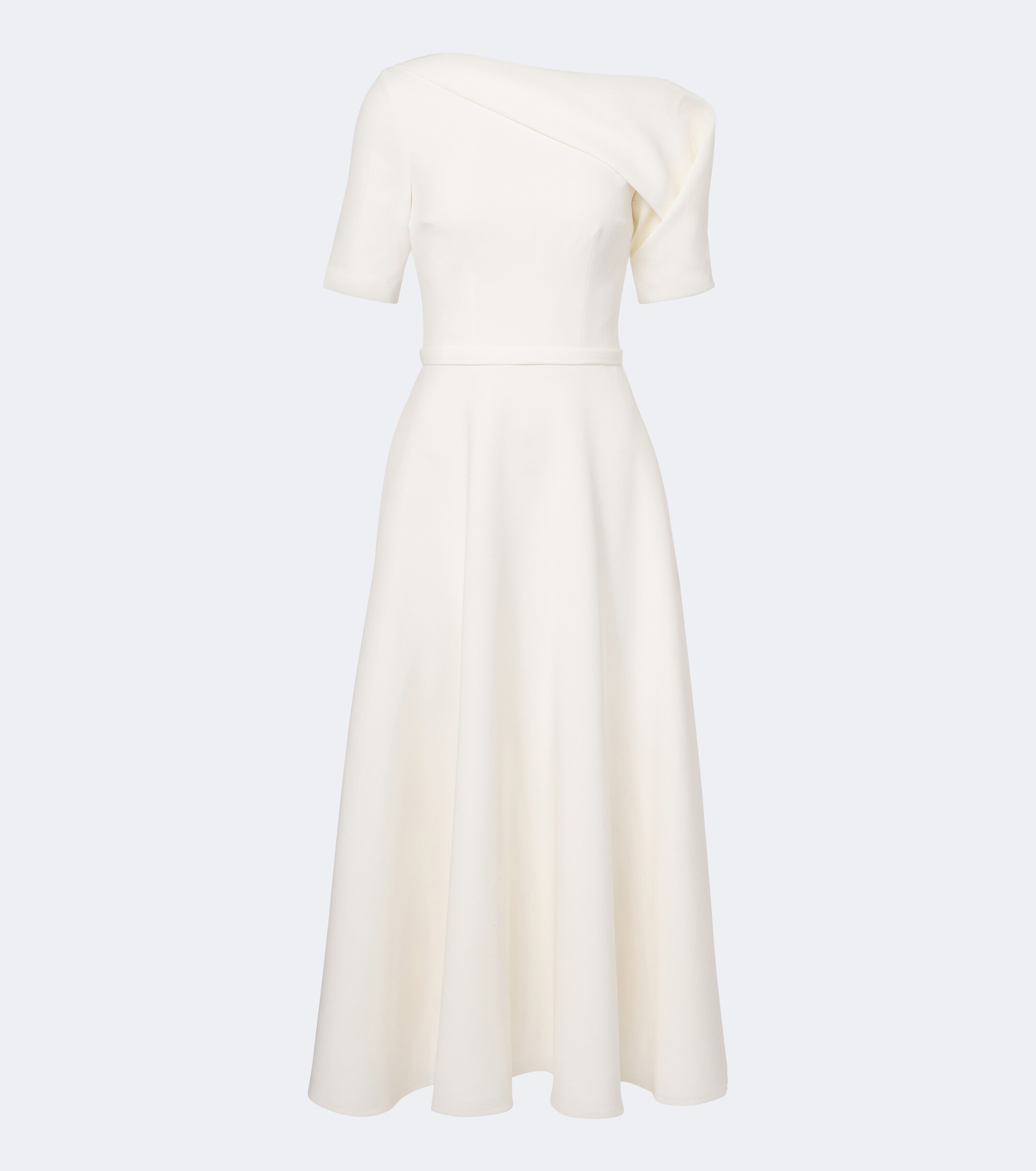 Safiyaa Safiyaa Bridal Melinda belted crêpe midi dress