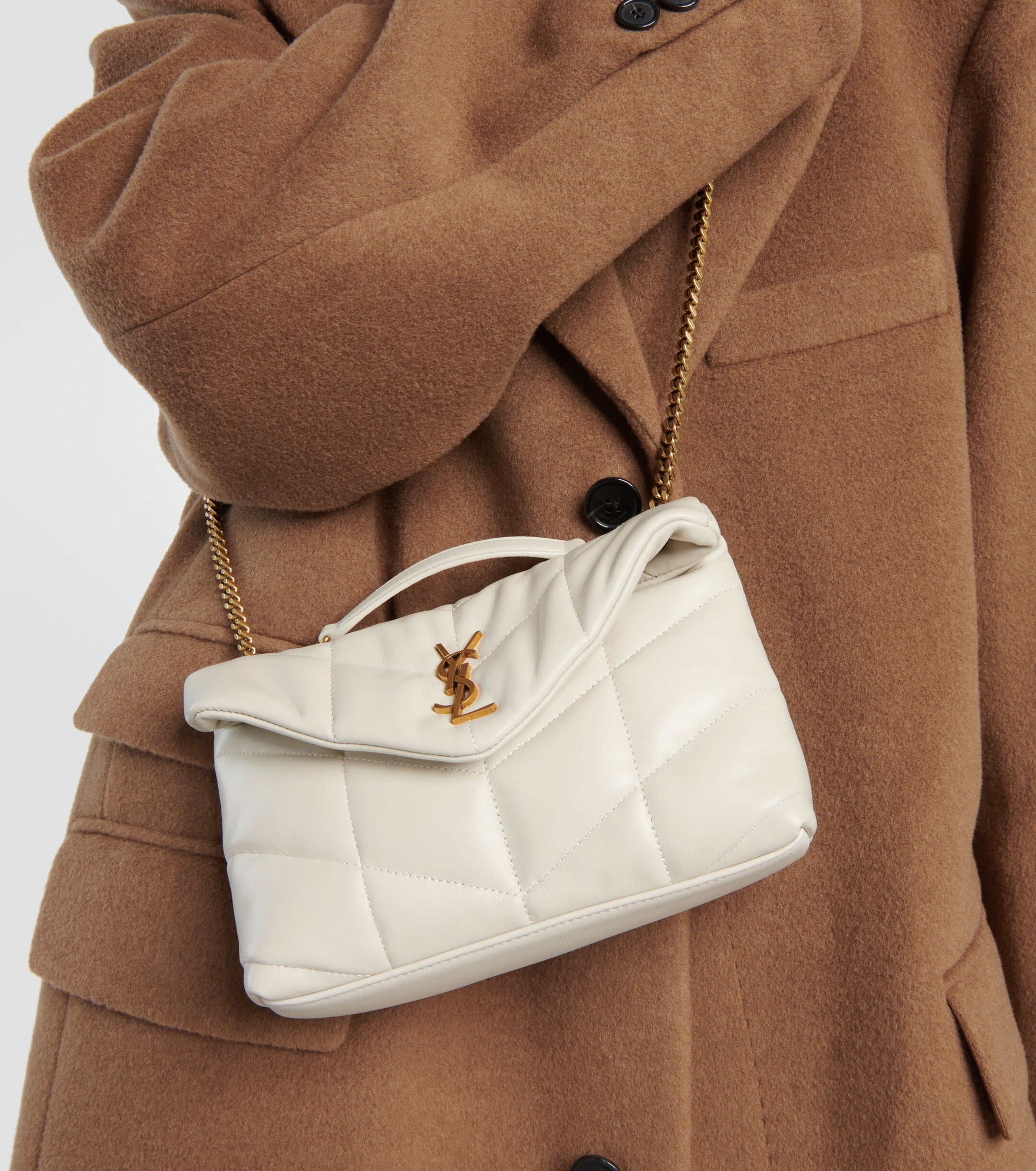 Saint Laurent Puffer Toy leather shoulder bag