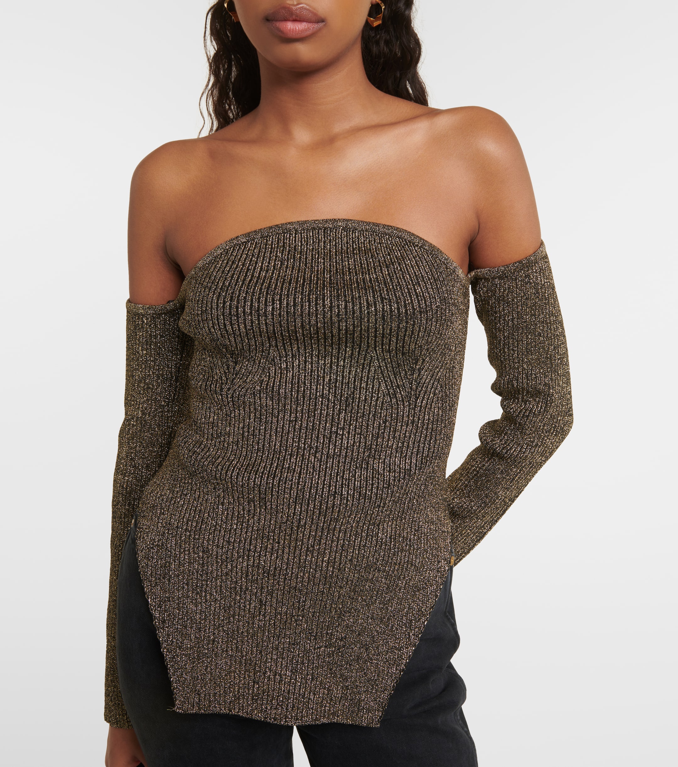 KHAITE Maria off-shoulder top