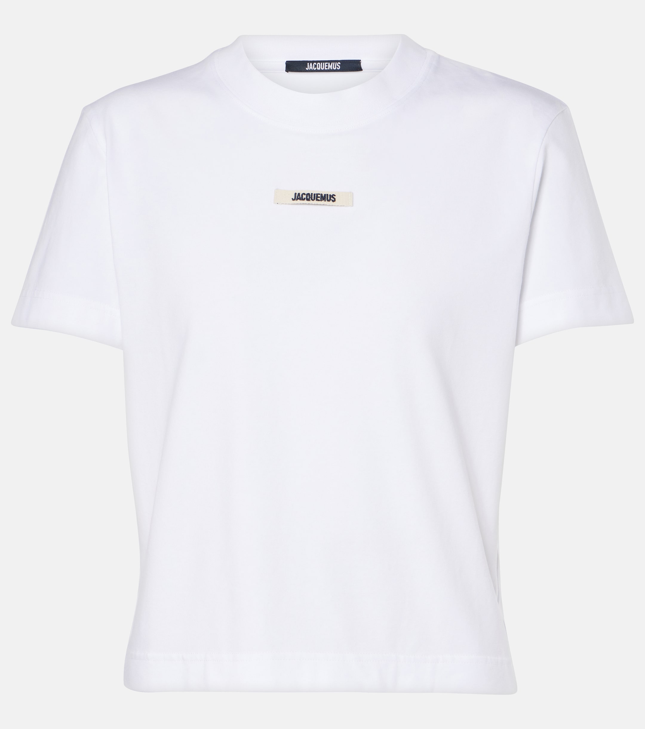 Jacquemus Le T-shirt Gros Grain cotton-blend T-shirt thumbnail