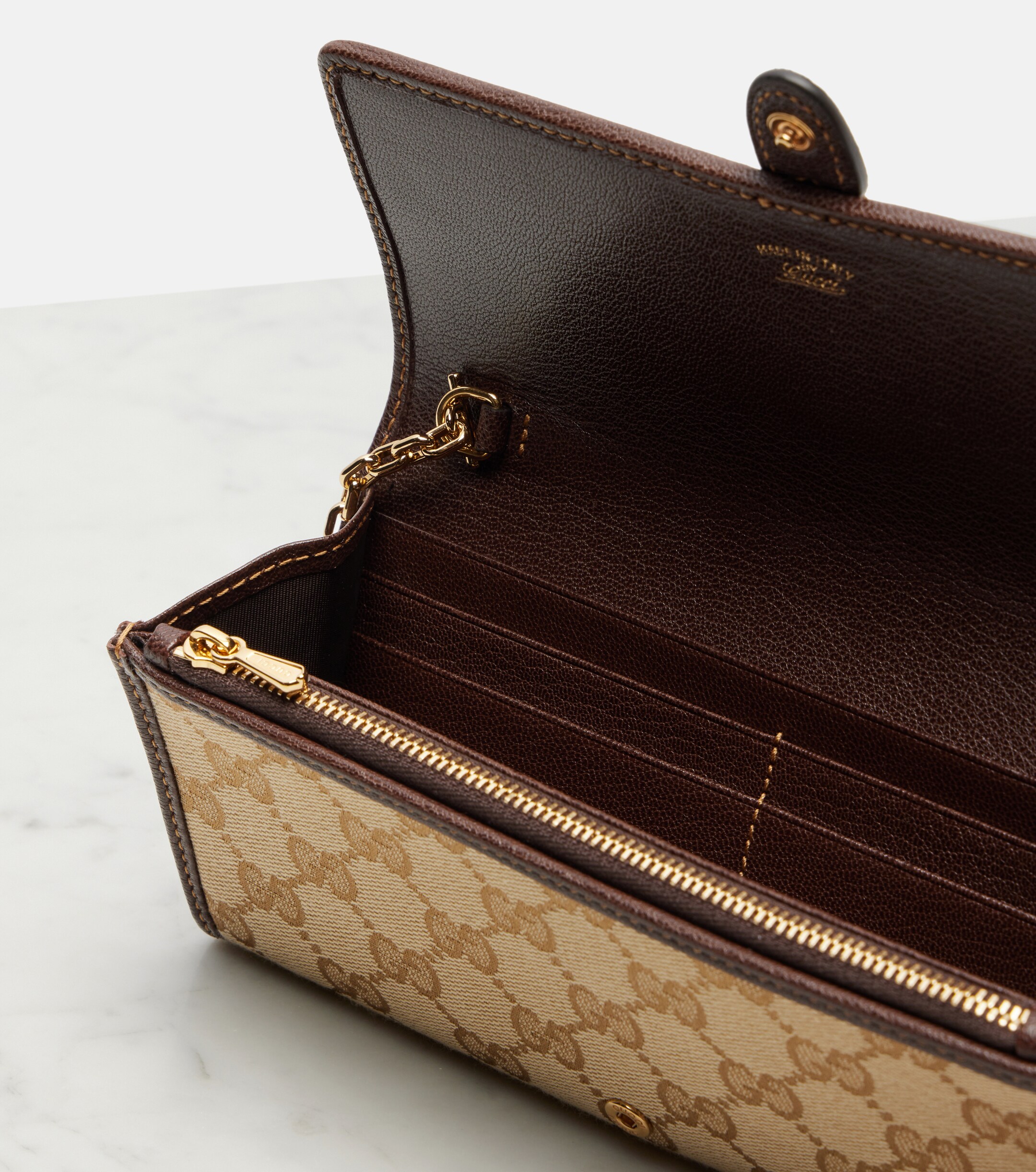 Gucci Gucci Jackie GG Canvas clutch