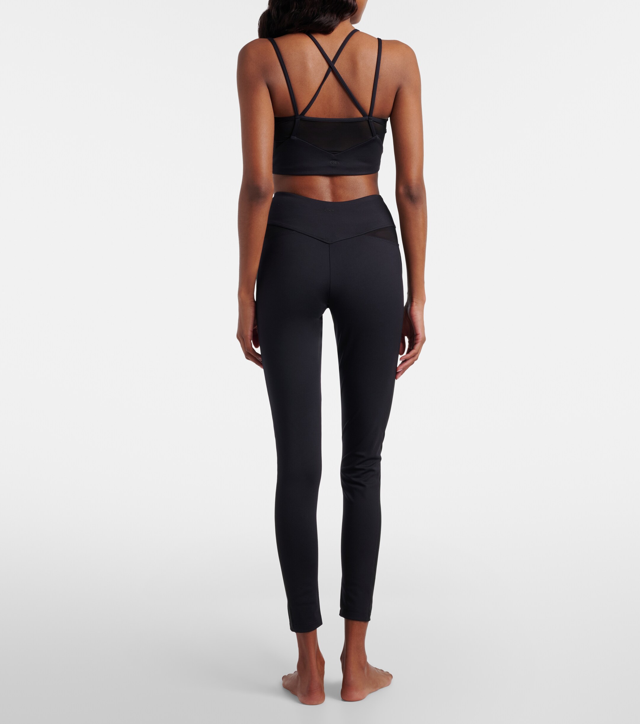 Eres Eres Cooper tulle-trimmed sports bra