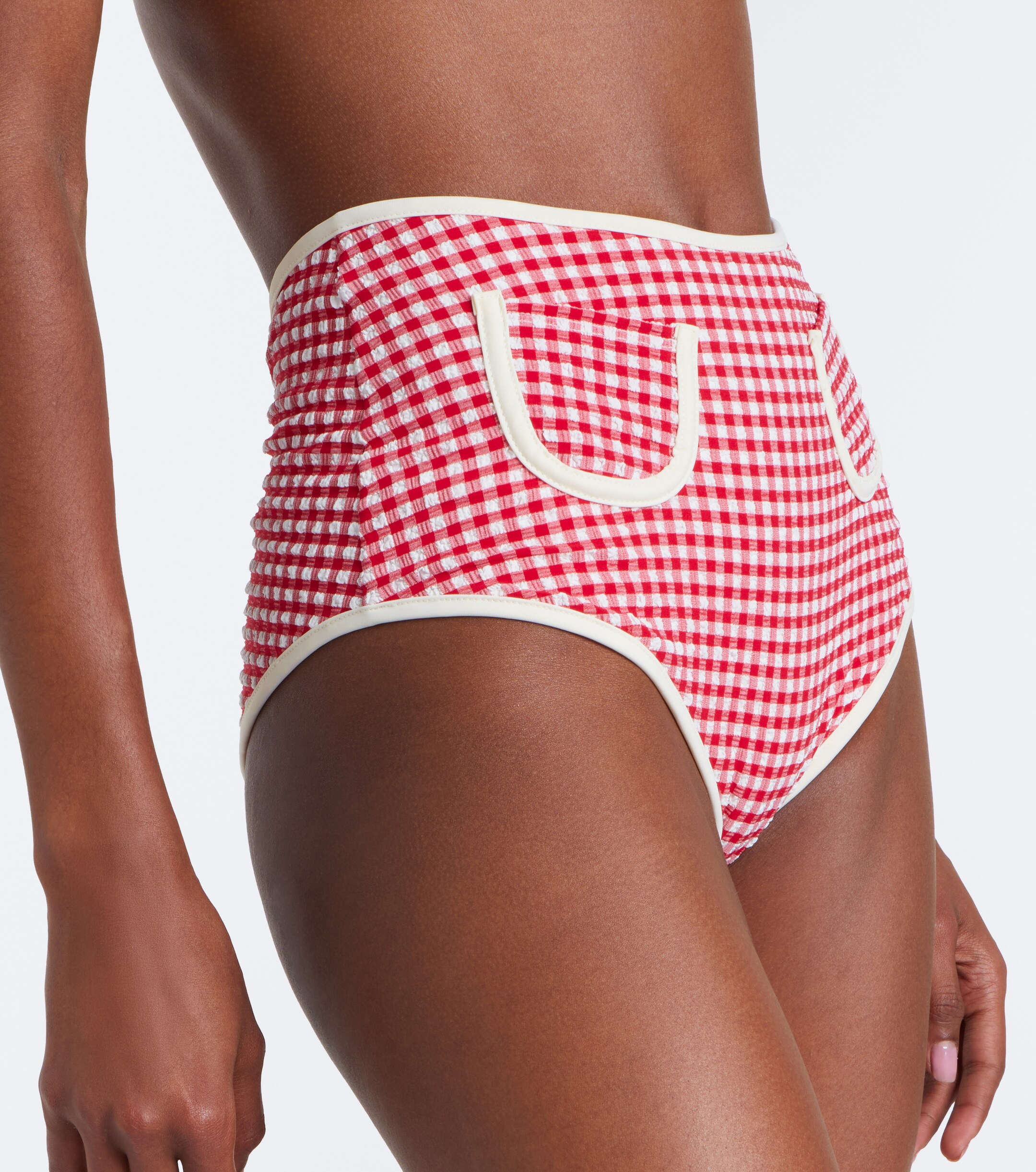 Montce Montce Polly gingham bikini bottoms