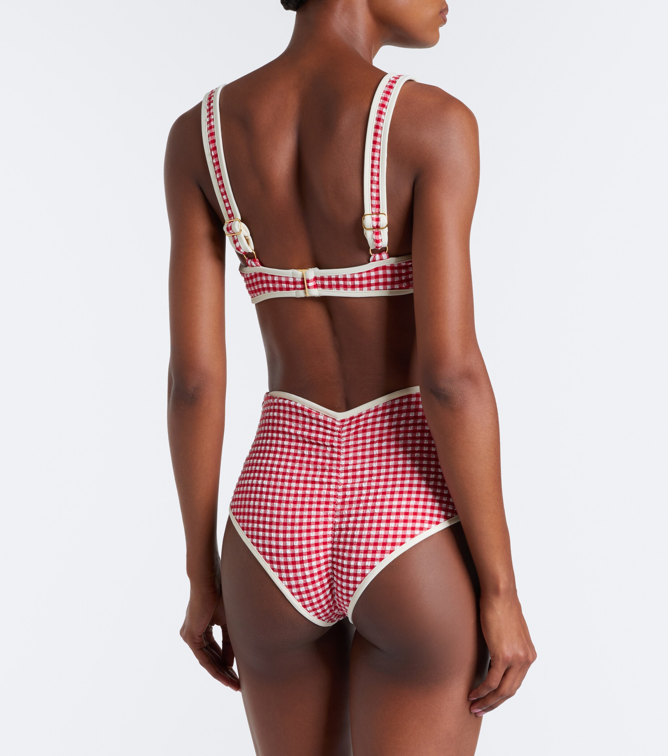 Montce Montce Polly gingham bikini bottoms