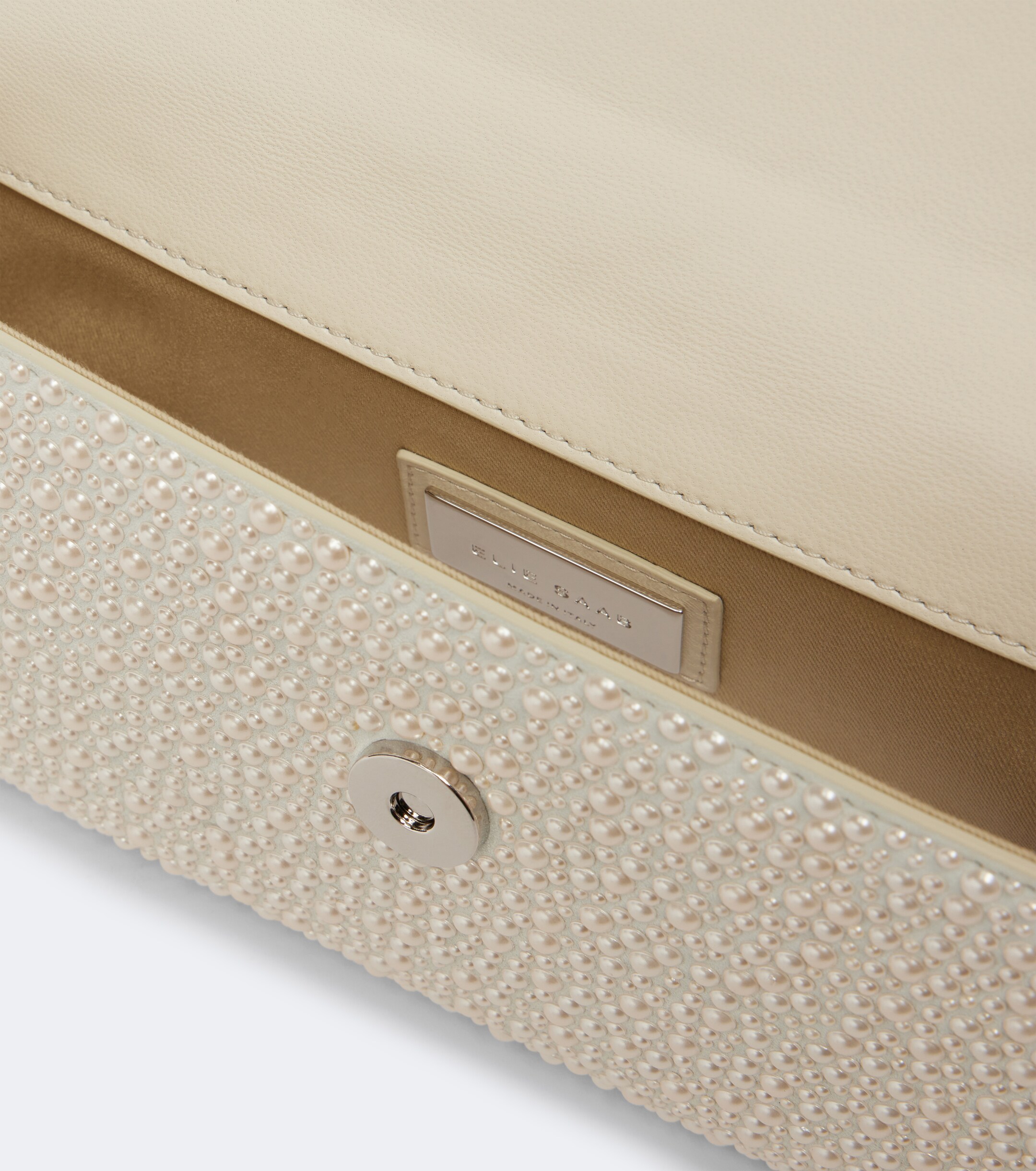 Elie Saab The Midnight embellished suede clutch