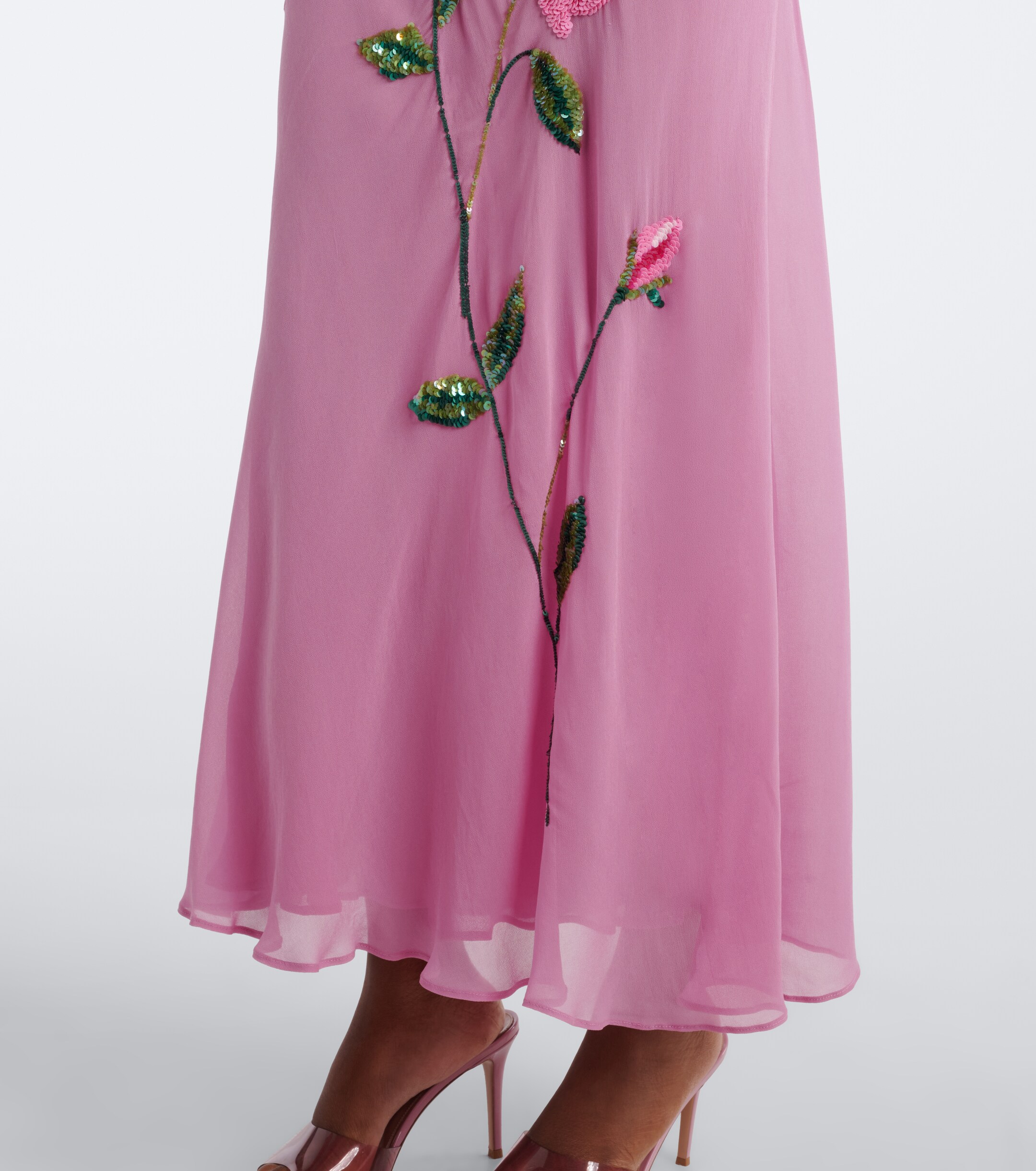 Blumarine Blumarine Floral sequined midi dress