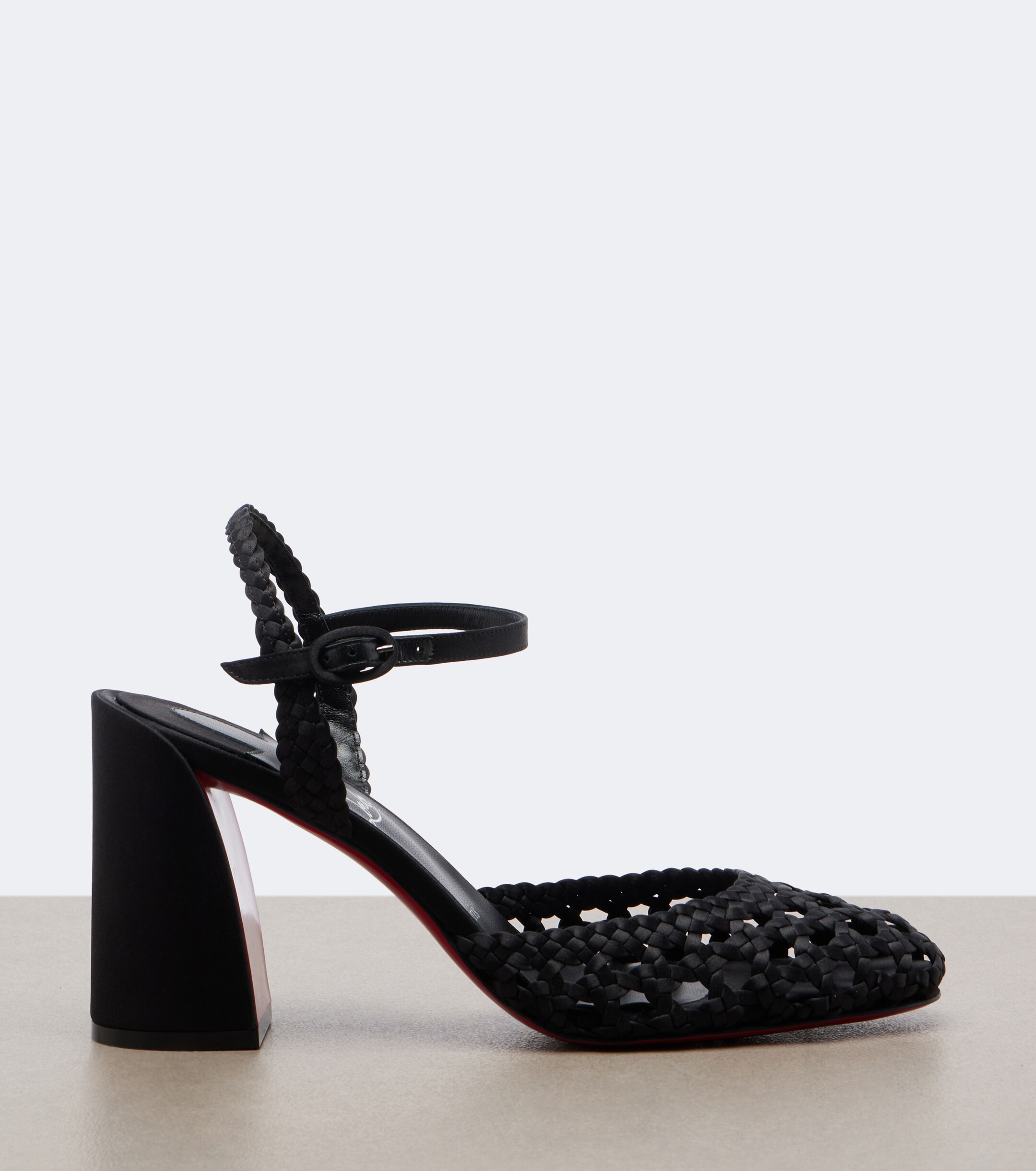 CHRISTIAN LOUBOUTIN Christian Louboutin Jane crêpe satin pumps