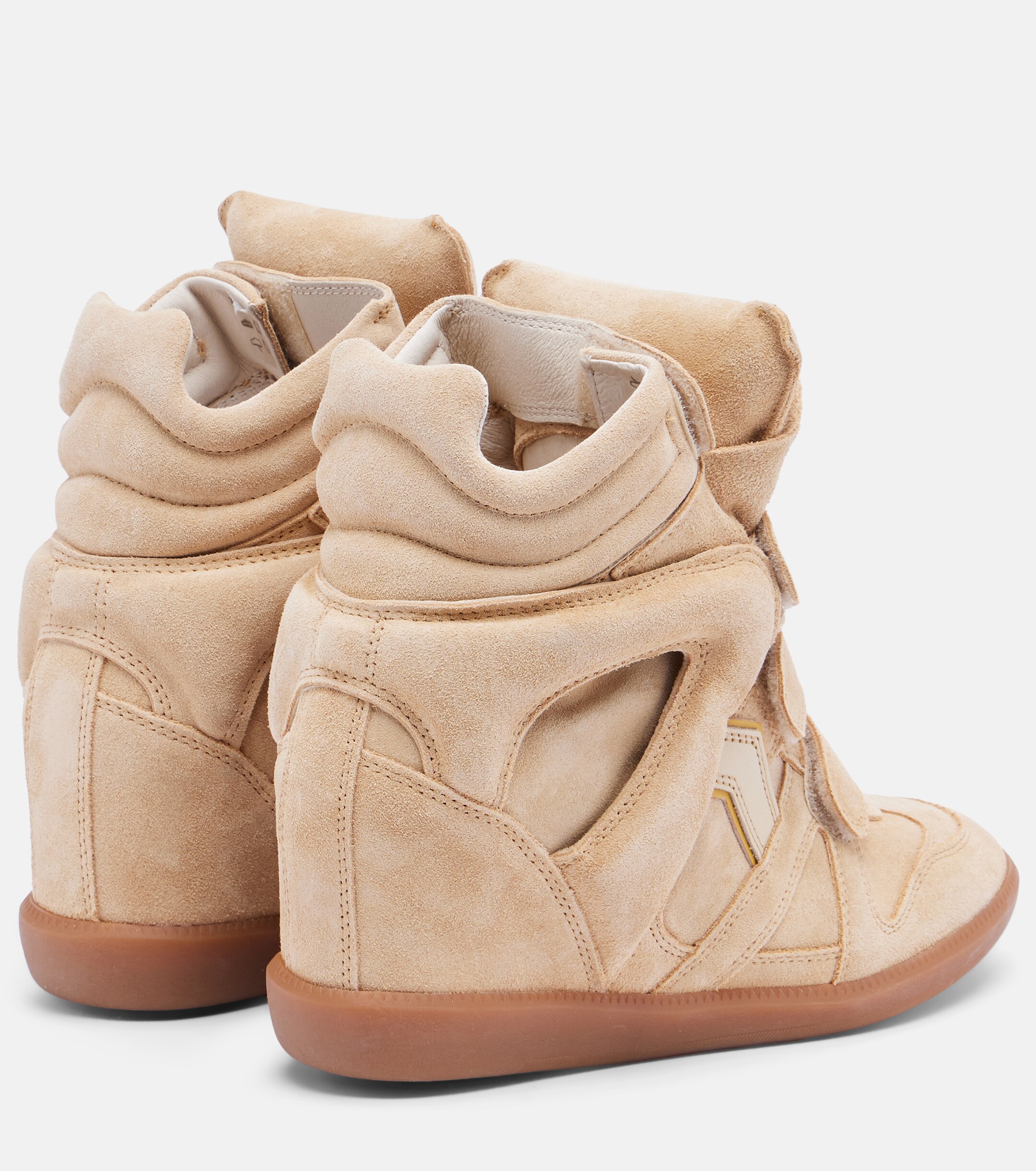Isabel Marant Isabel Marant Bekett suede wedge sneakers