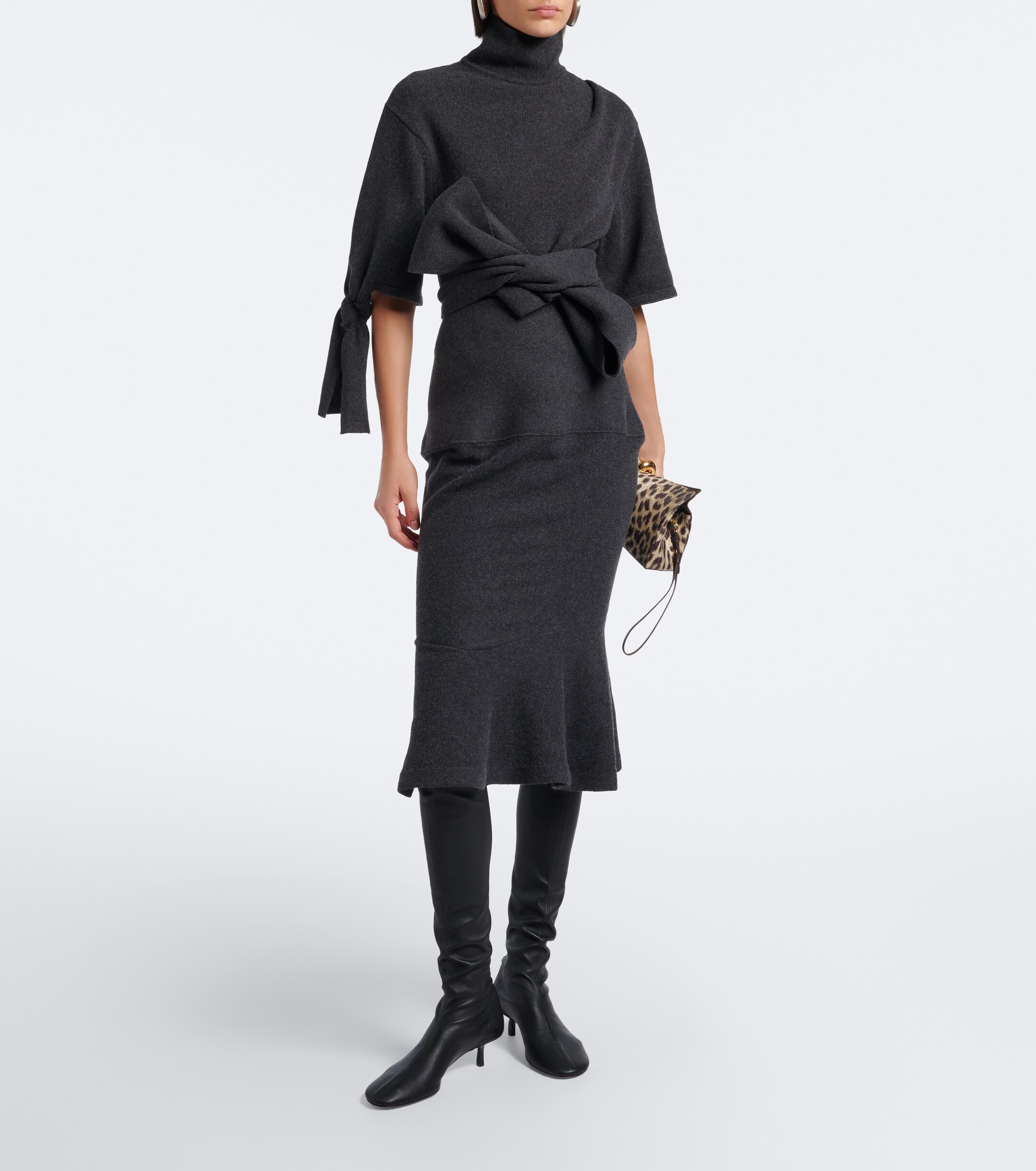 Jacquemus Jacquemus Collant leather knee-high boots