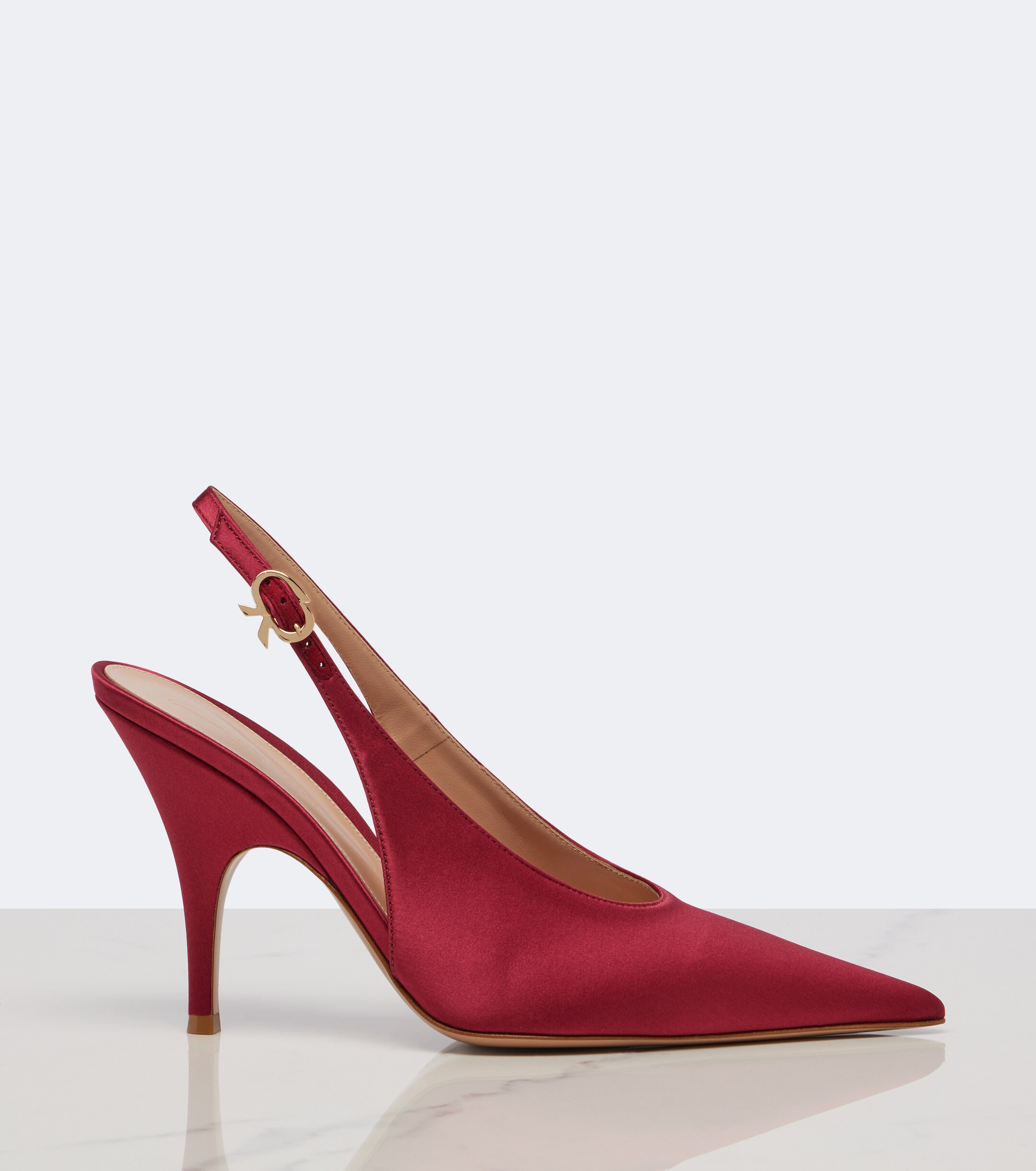GIANVITO ROSSI Gianvito Rossi Sofia satin slingback pumps