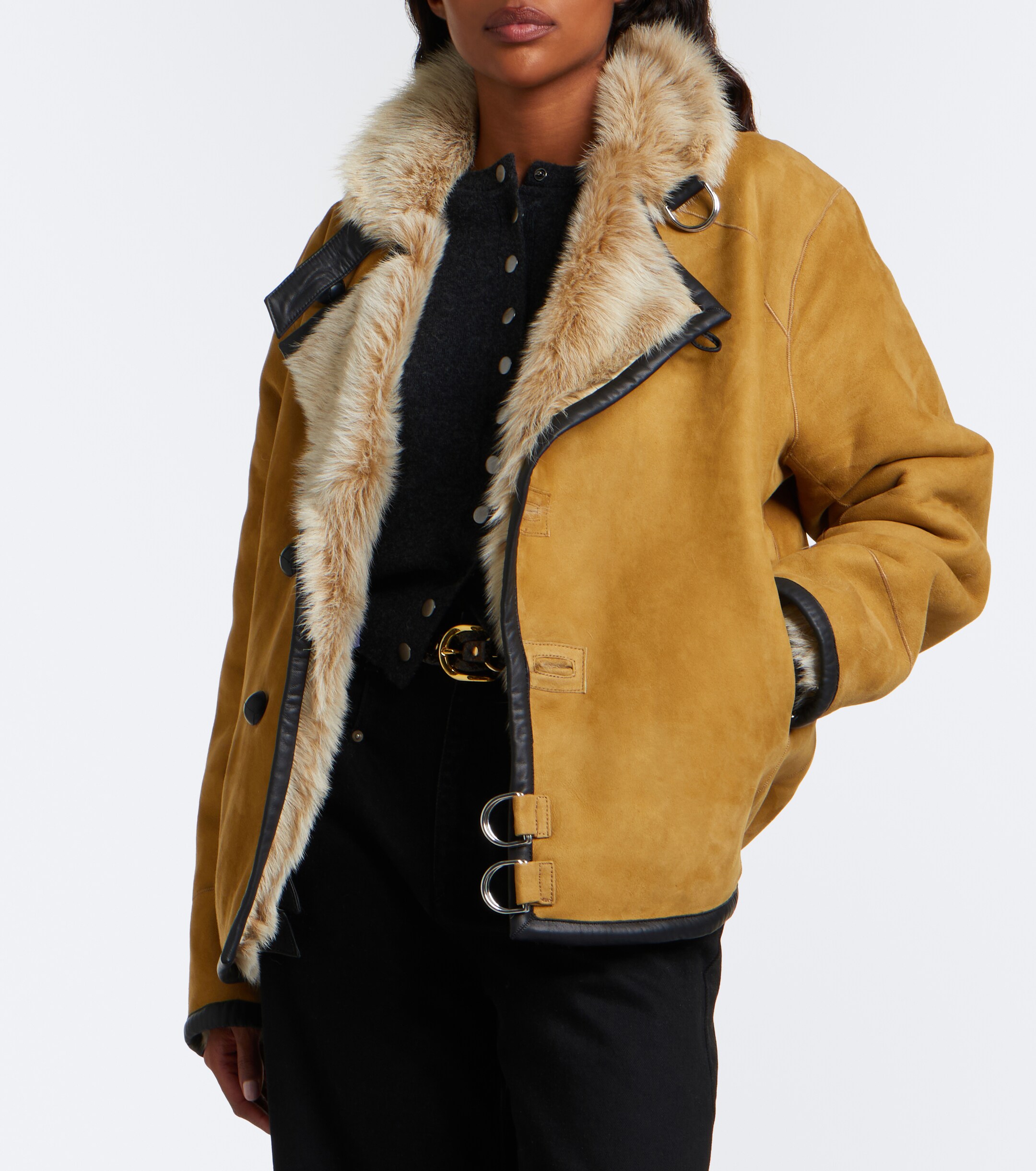 Isabel Marant Isabel Marant Roama shearling jacket