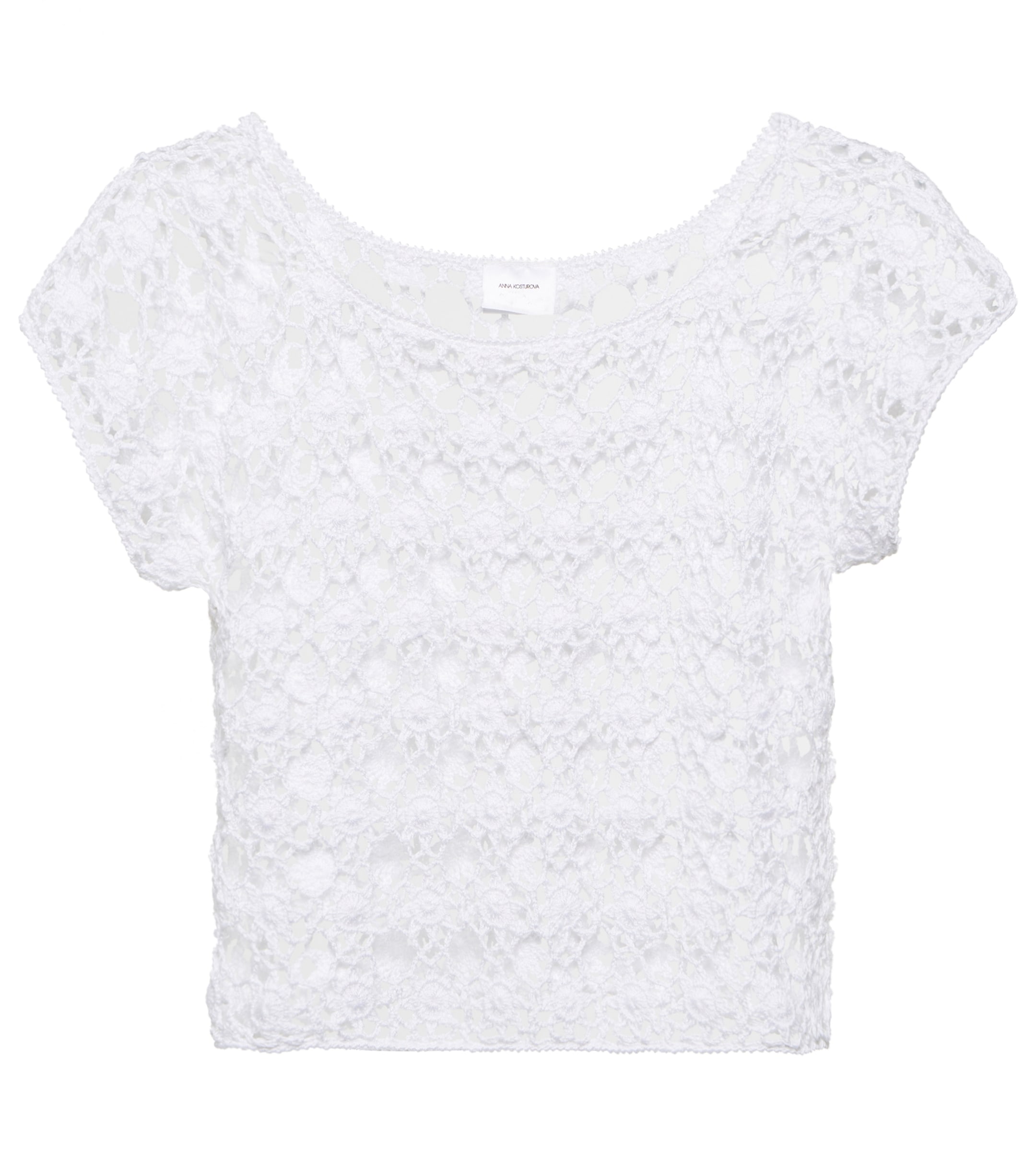 Anna Kosturova Bella crochet cotton top