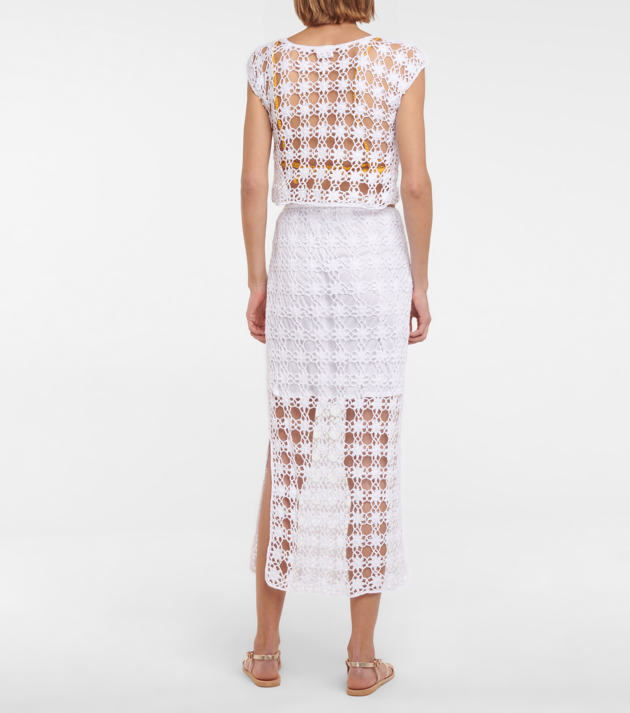 Anna Kosturova Bella crochet cotton top