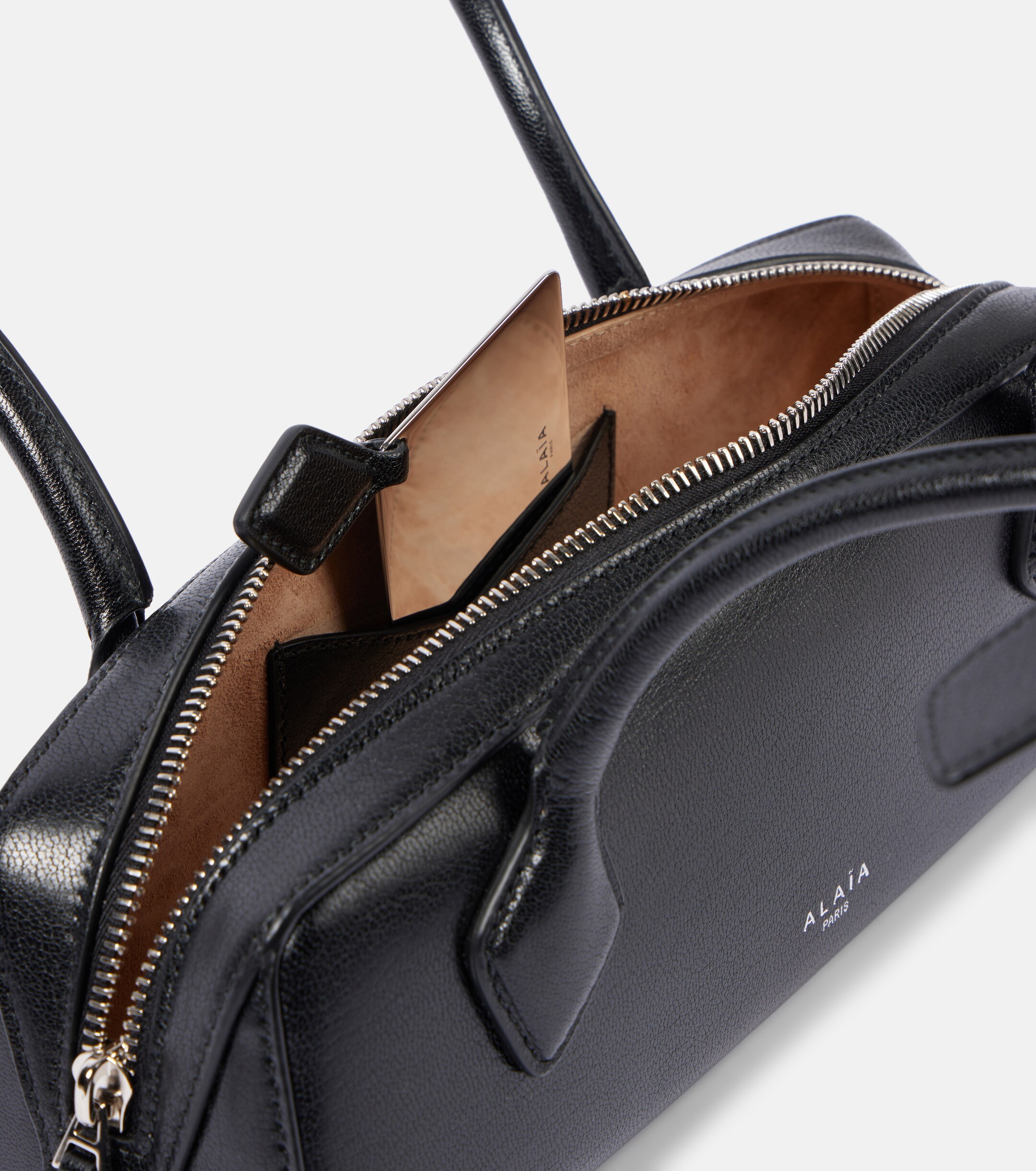 Alaïa Teckel Small leather shoulder bag