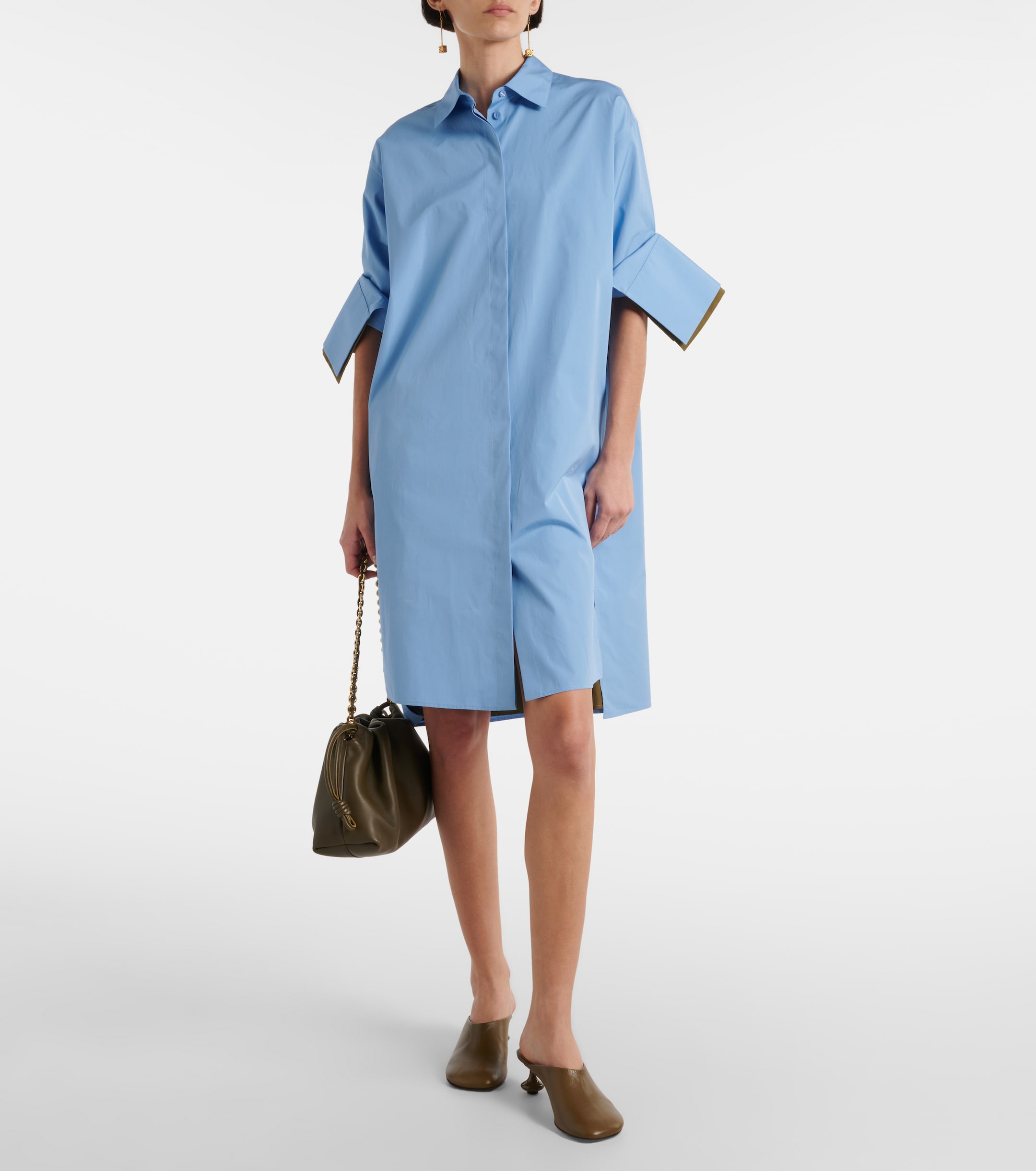 Loewe - Cotton poplin shirt dress | Plush