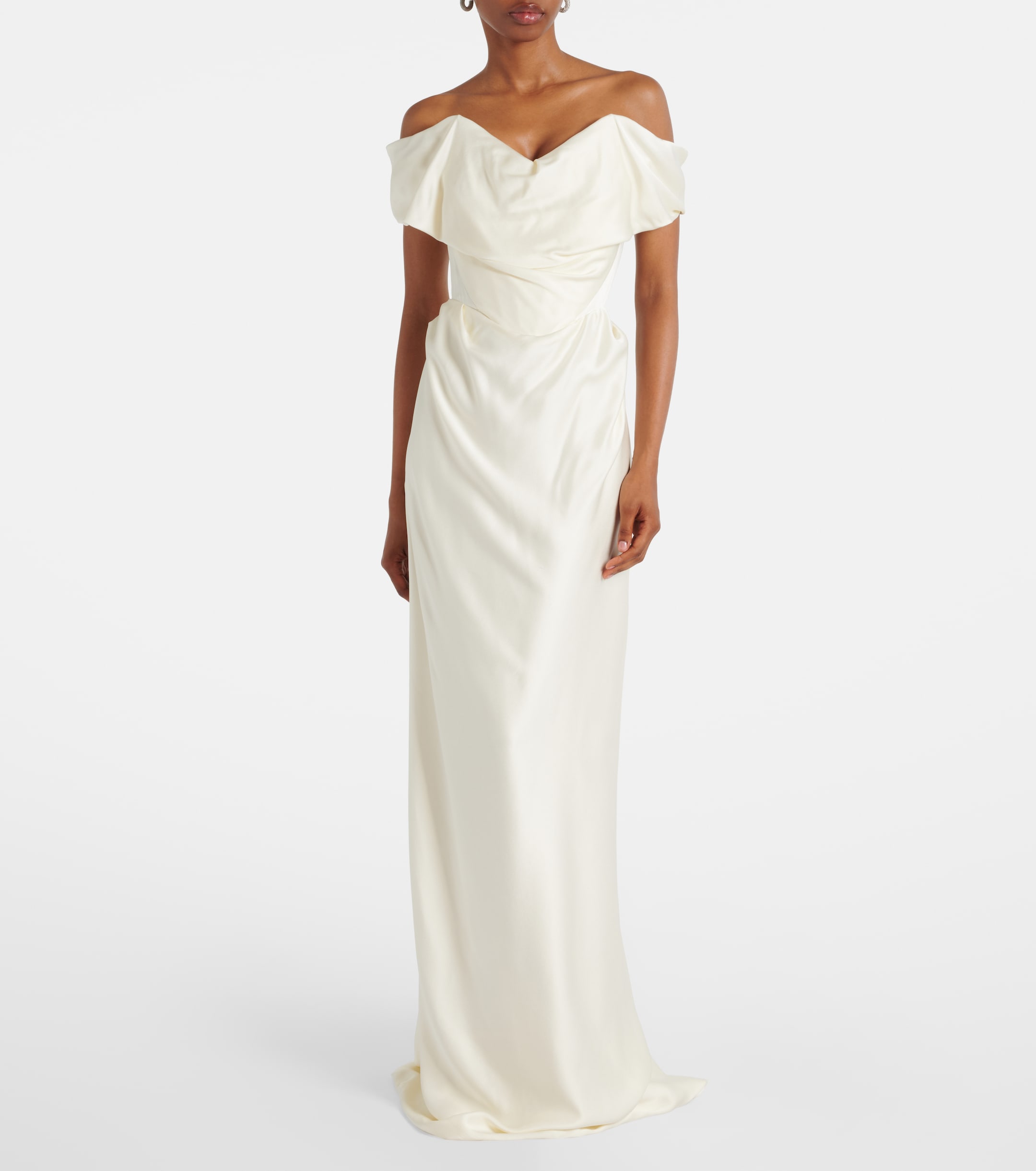 Vivienne Westwood - Bridal Nova Cocotte satin corset gown | Plush Vivienne Westwood - Bridal Nova Cocotte satin corset gown | Plush