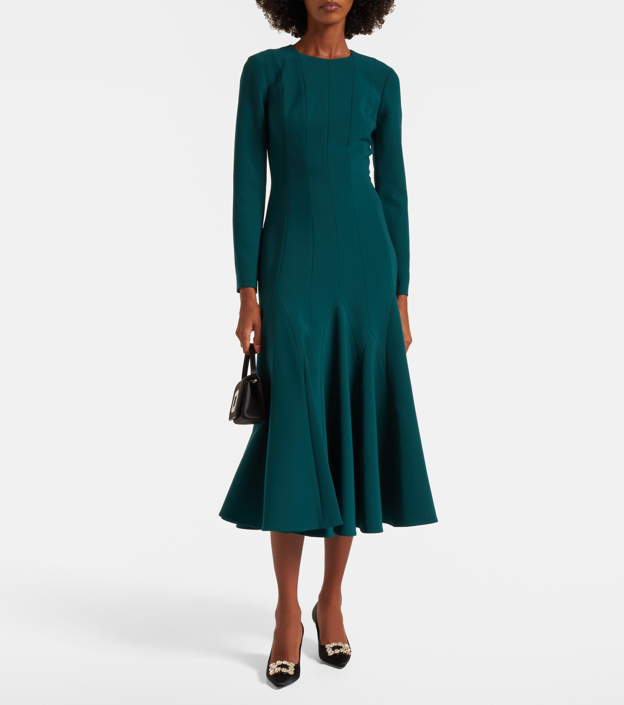 Carolina Herrera - Crpe cocktail dress | Plush