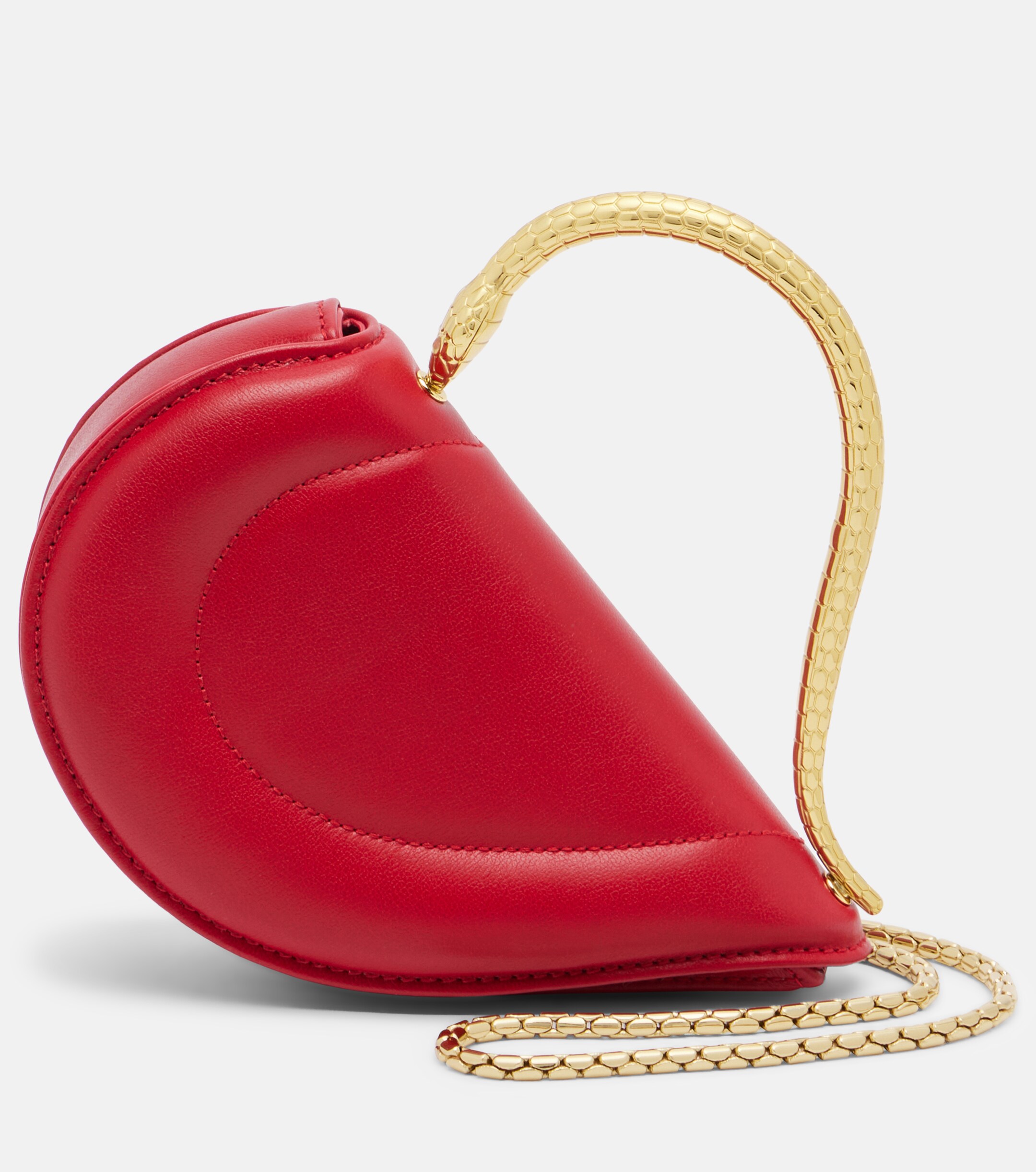Bvlgari Serpenti Cuoricino Mini leather top-handle bag