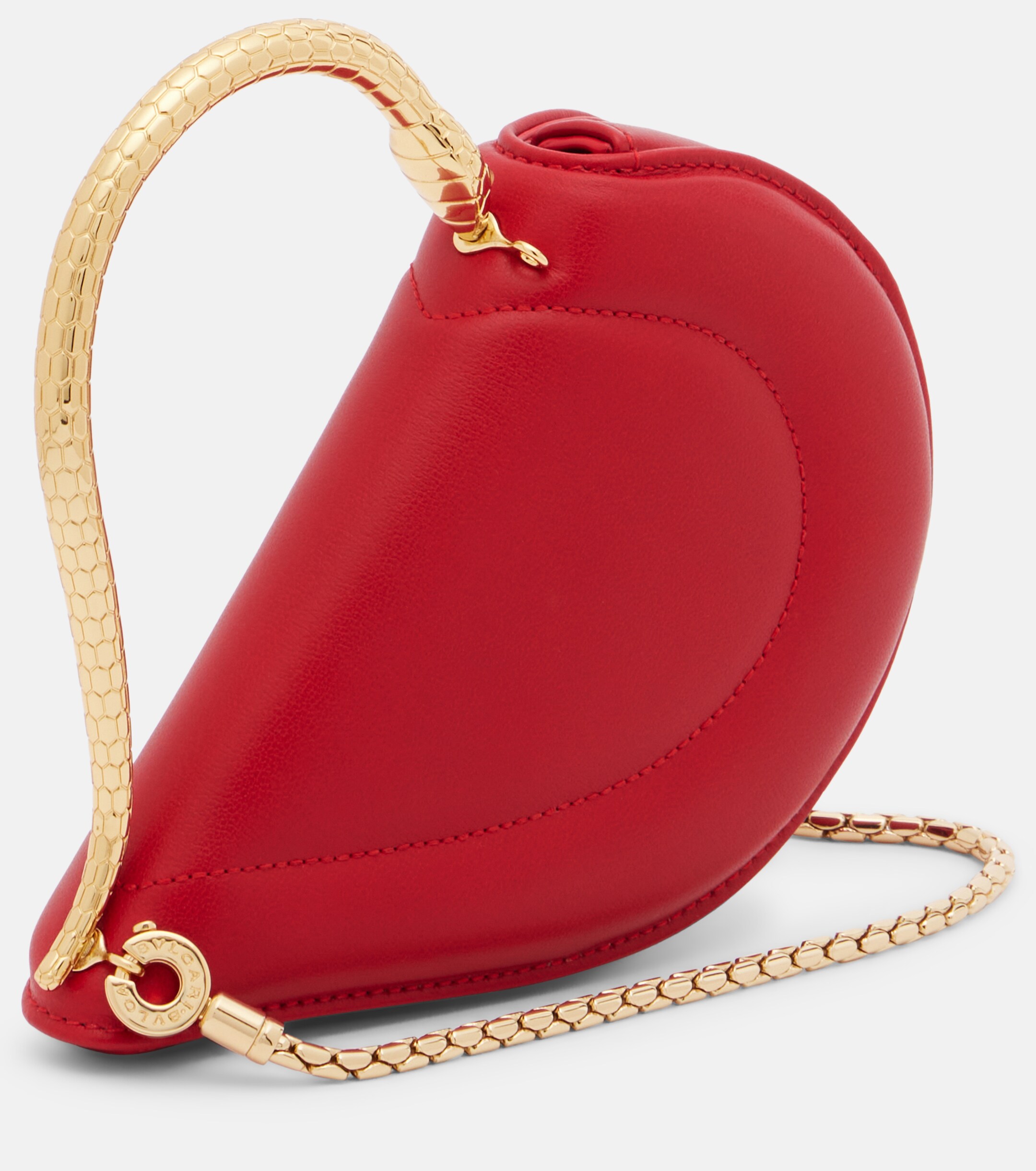 Bvlgari Serpenti Cuoricino Mini leather top-handle bag thumbnail