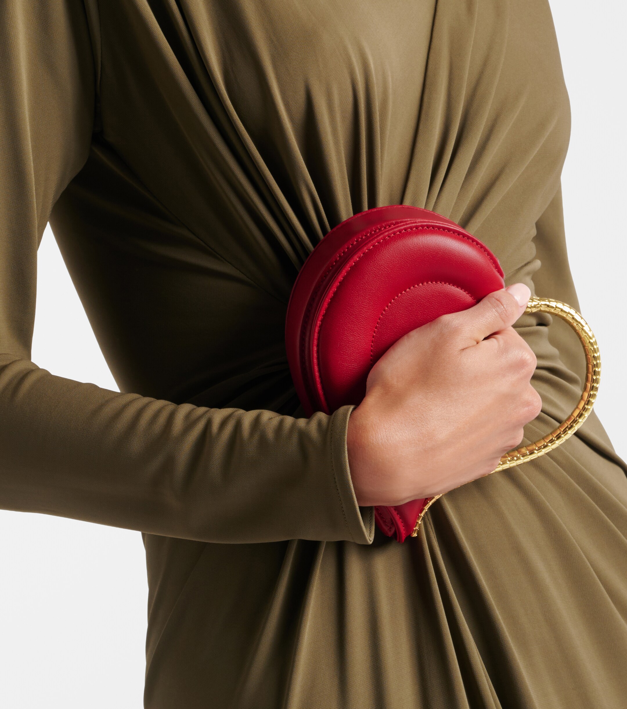 Bvlgari Serpenti Cuoricino Mini leather top-handle bag thumbnail