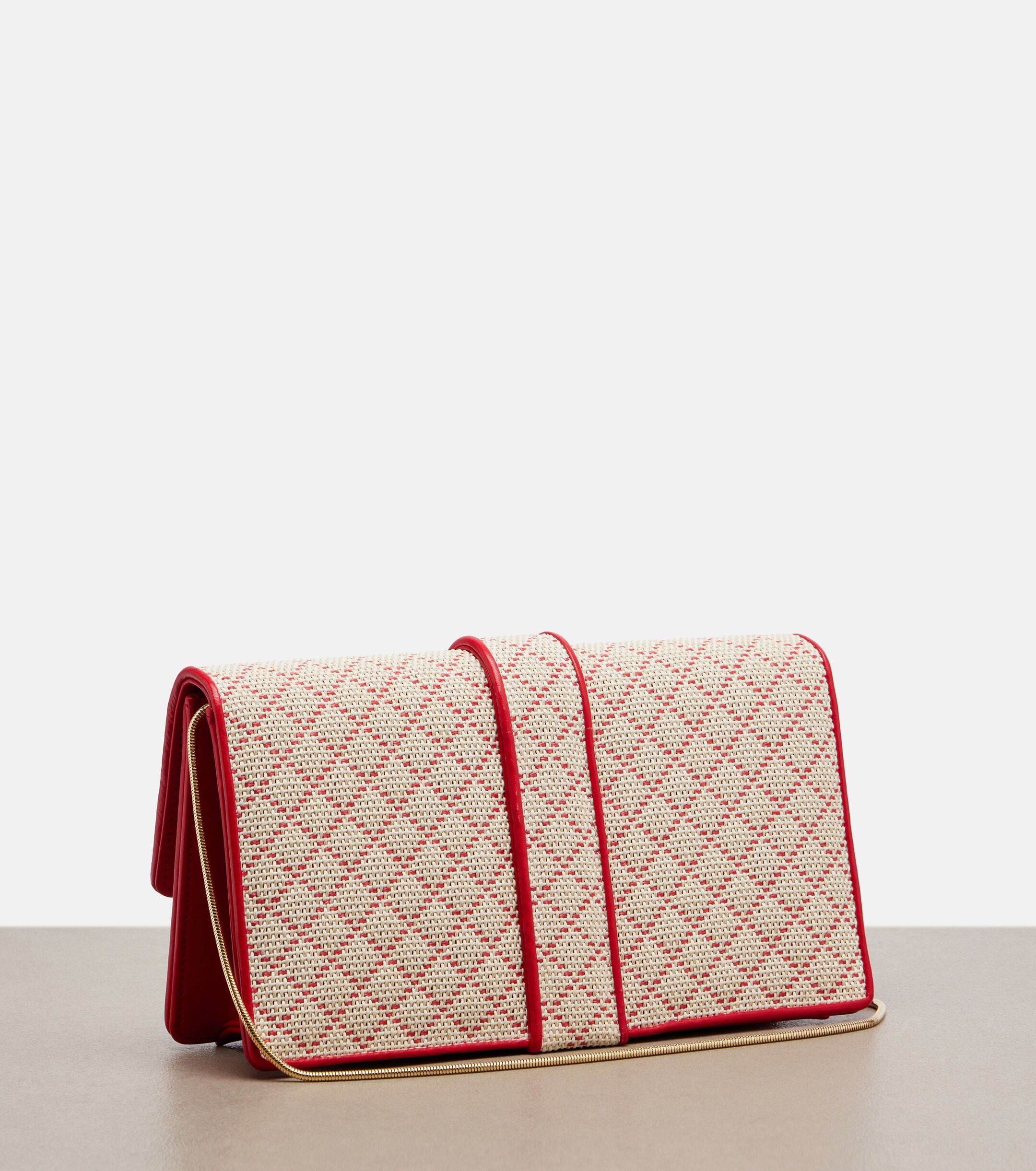 MANOLO BLAHNIK Maycap raffia-effect clutch