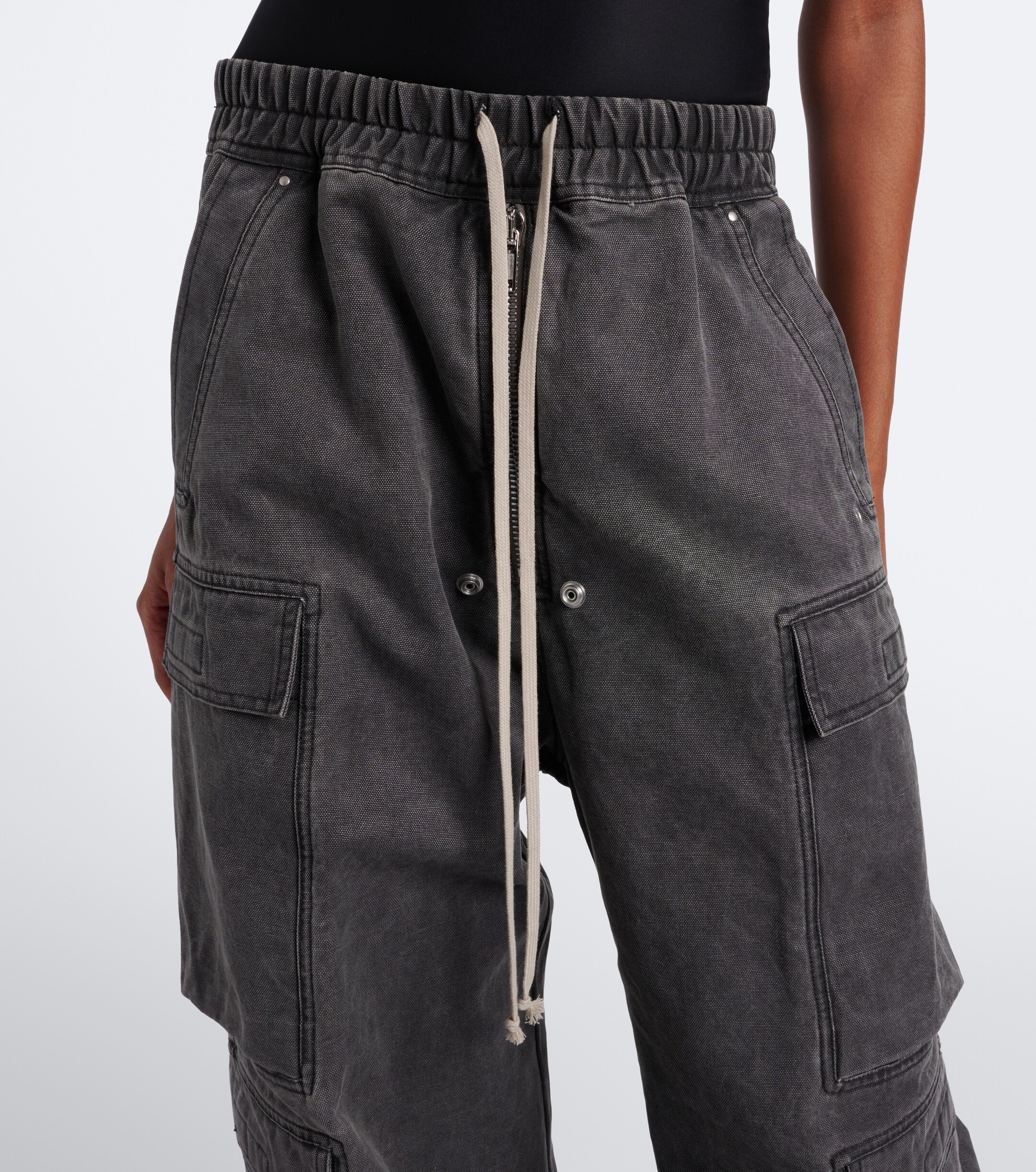 Rick Owens Rick Owens DRKSHDW Jumbo Belas cotton canvas cargo pants