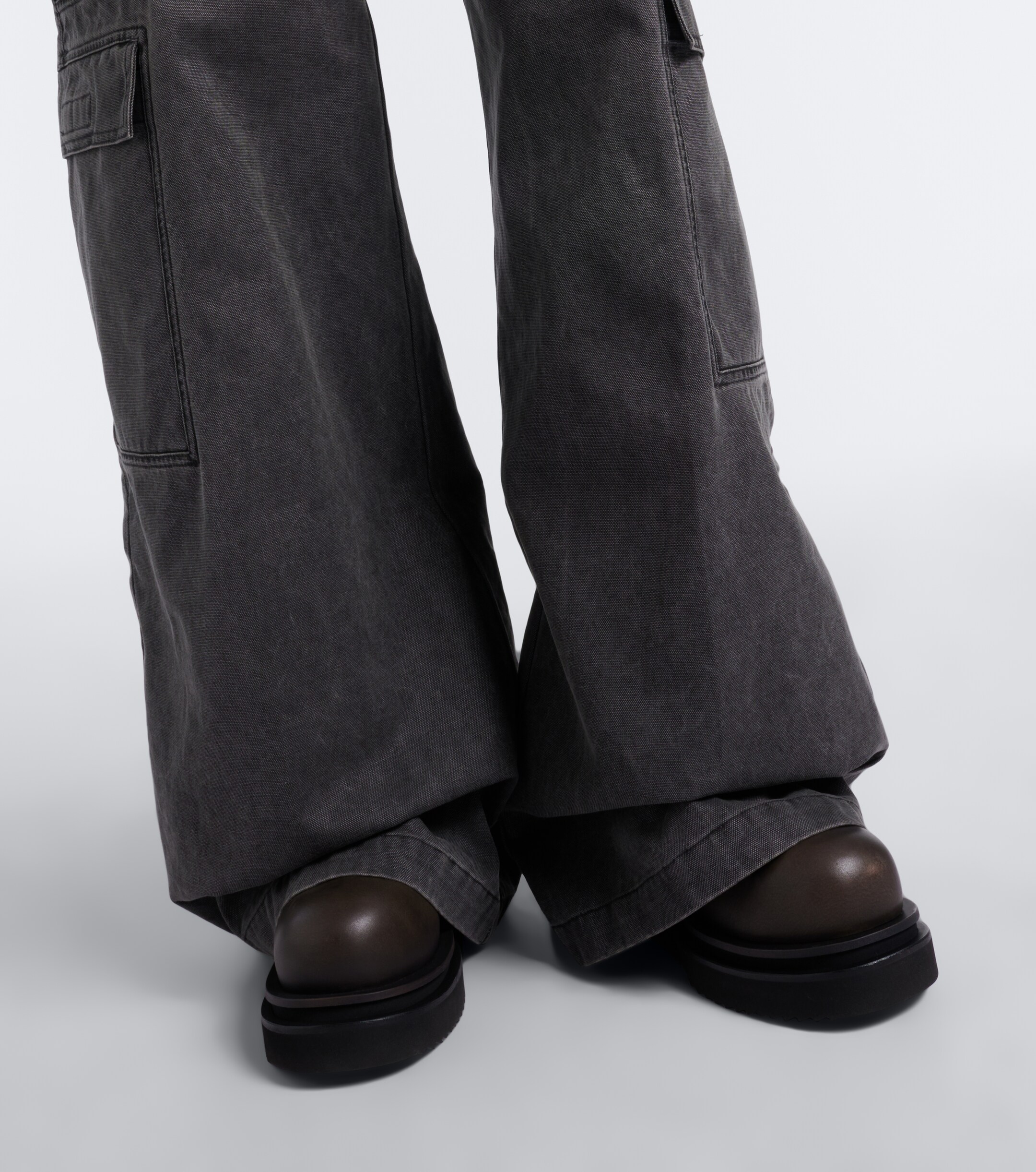 Rick Owens Rick Owens DRKSHDW Jumbo Belas cotton canvas cargo pants