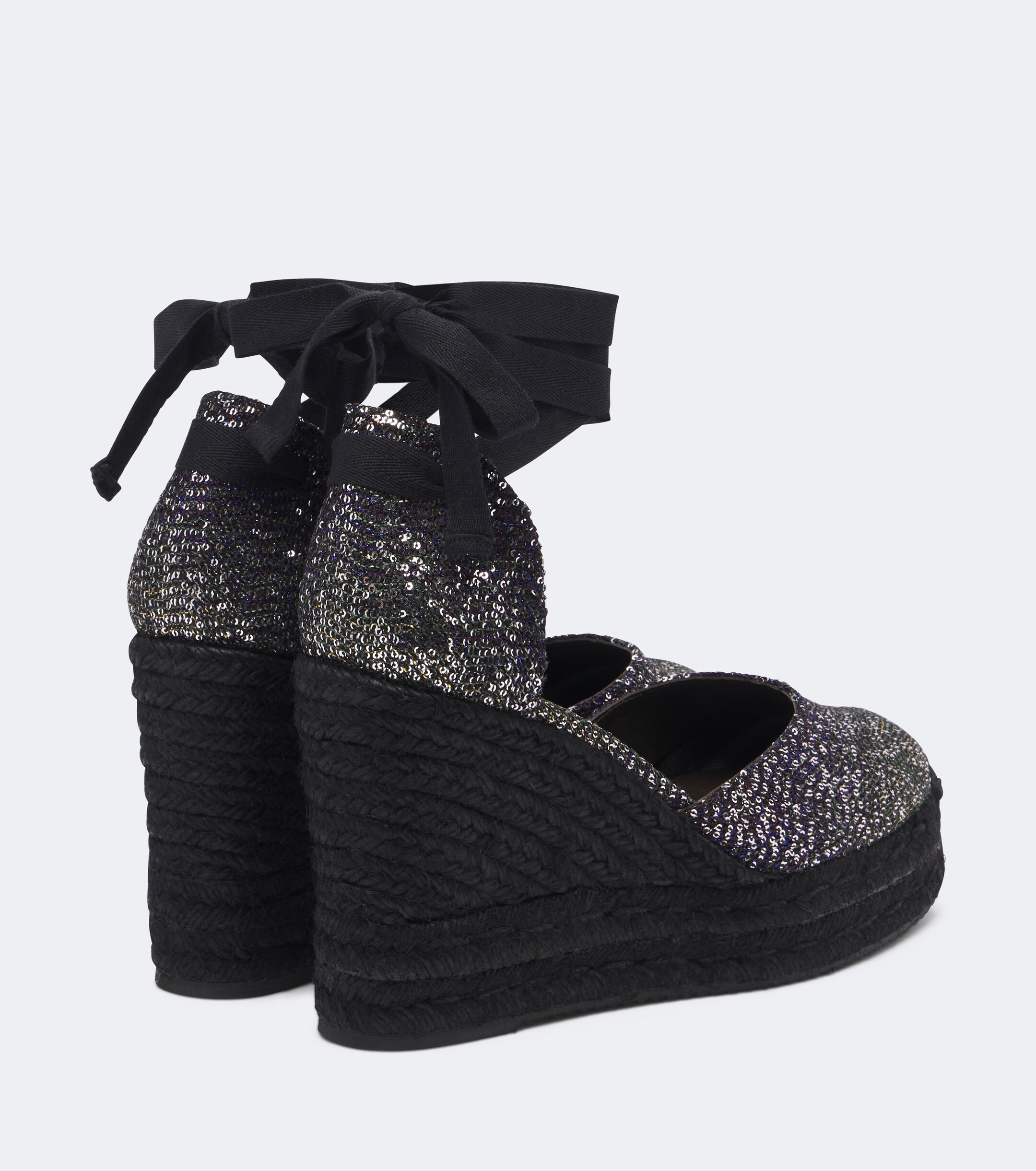 Missoni Missoni Eva sequined espadrille wedges