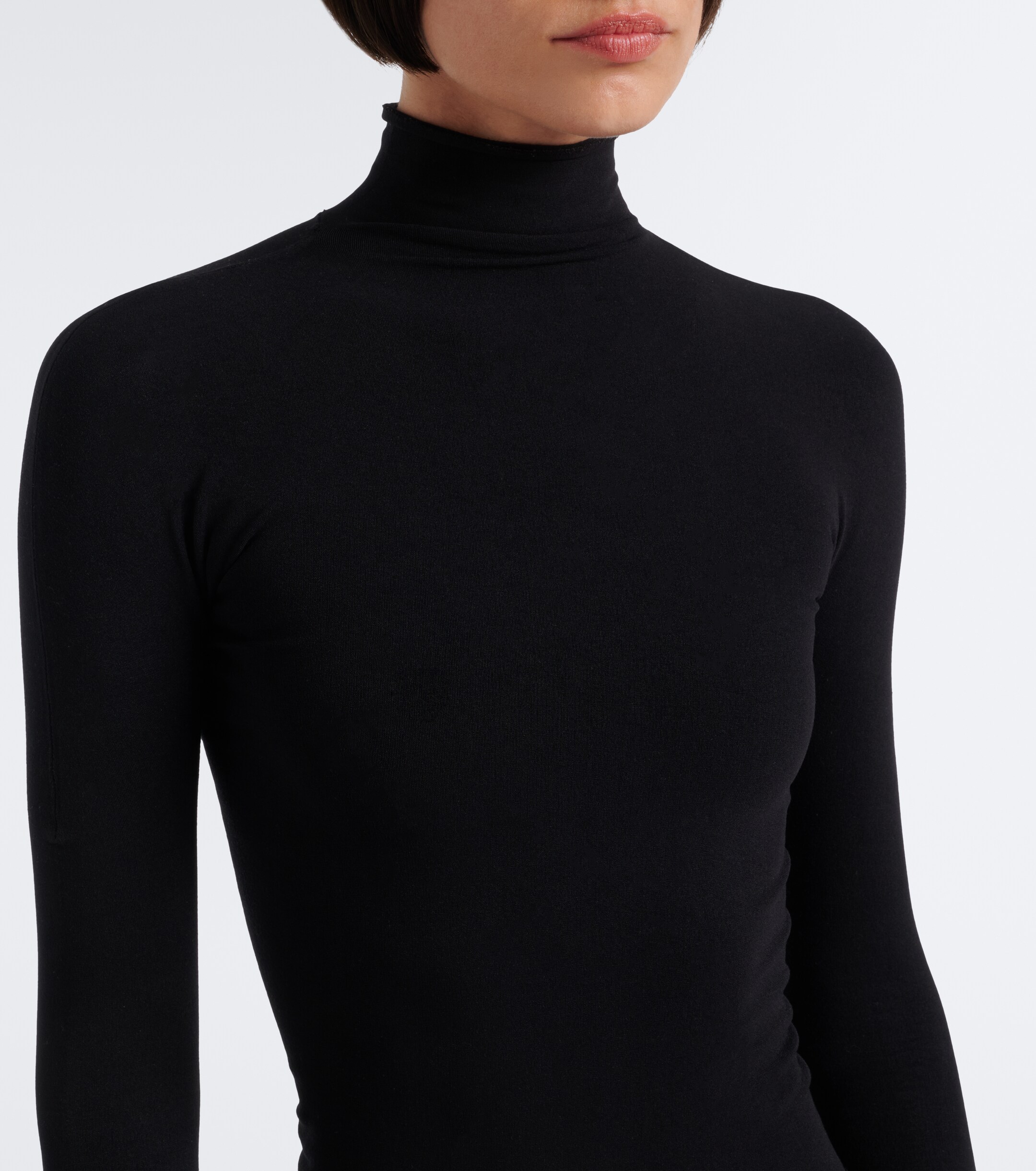 Gucci Gucci Jersey turtleneck midi dress