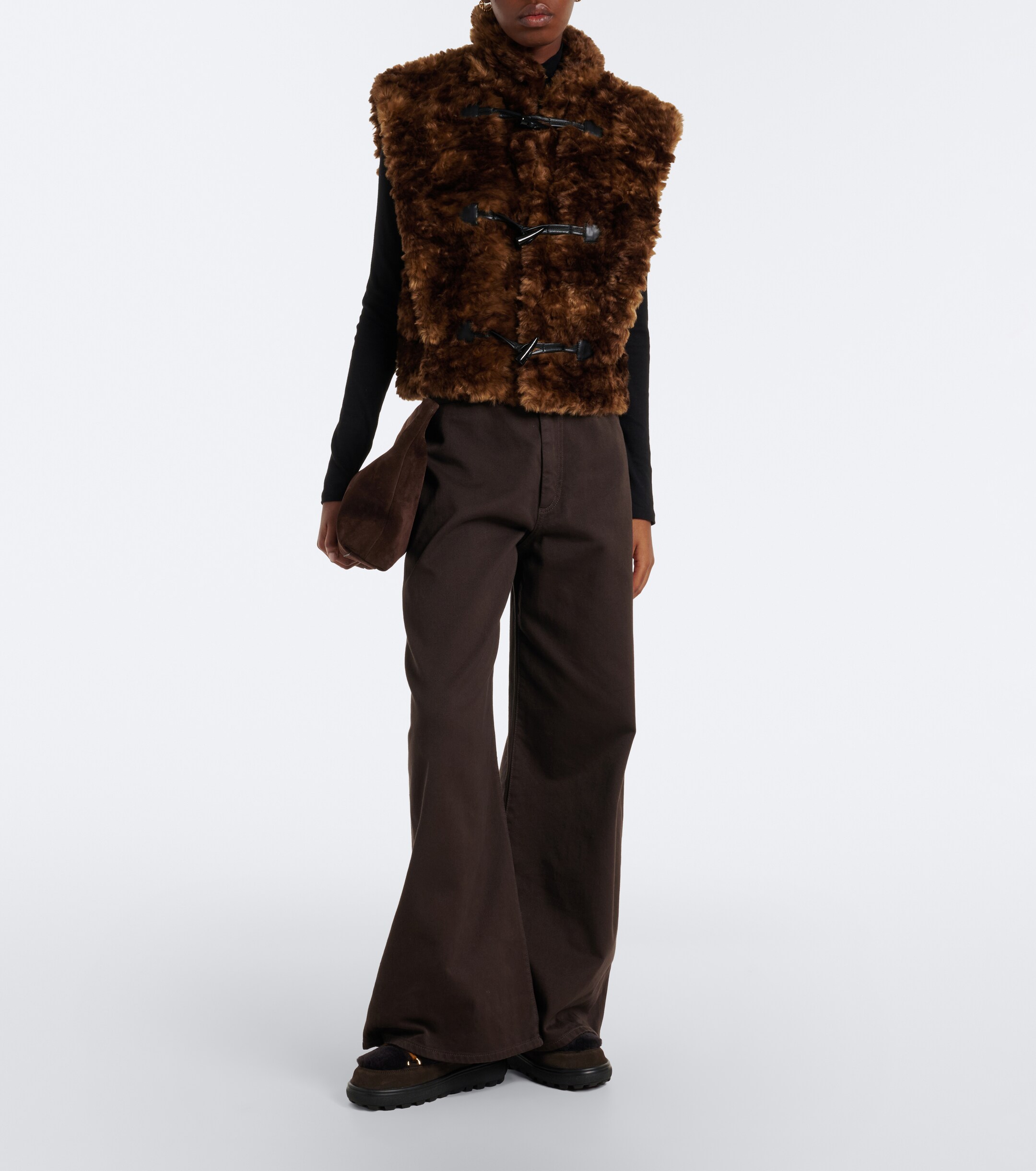 BOGNER Bogner Chamonix shearling and suede snow boots