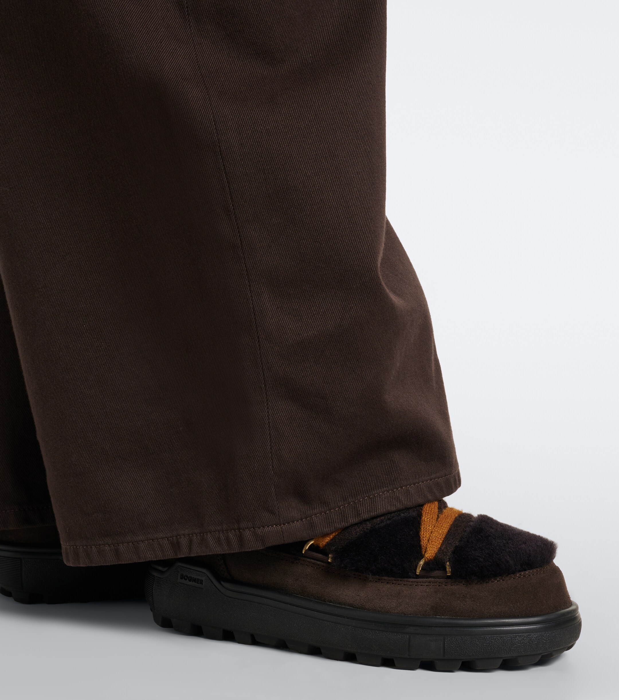 BOGNER Bogner Chamonix shearling and suede snow boots