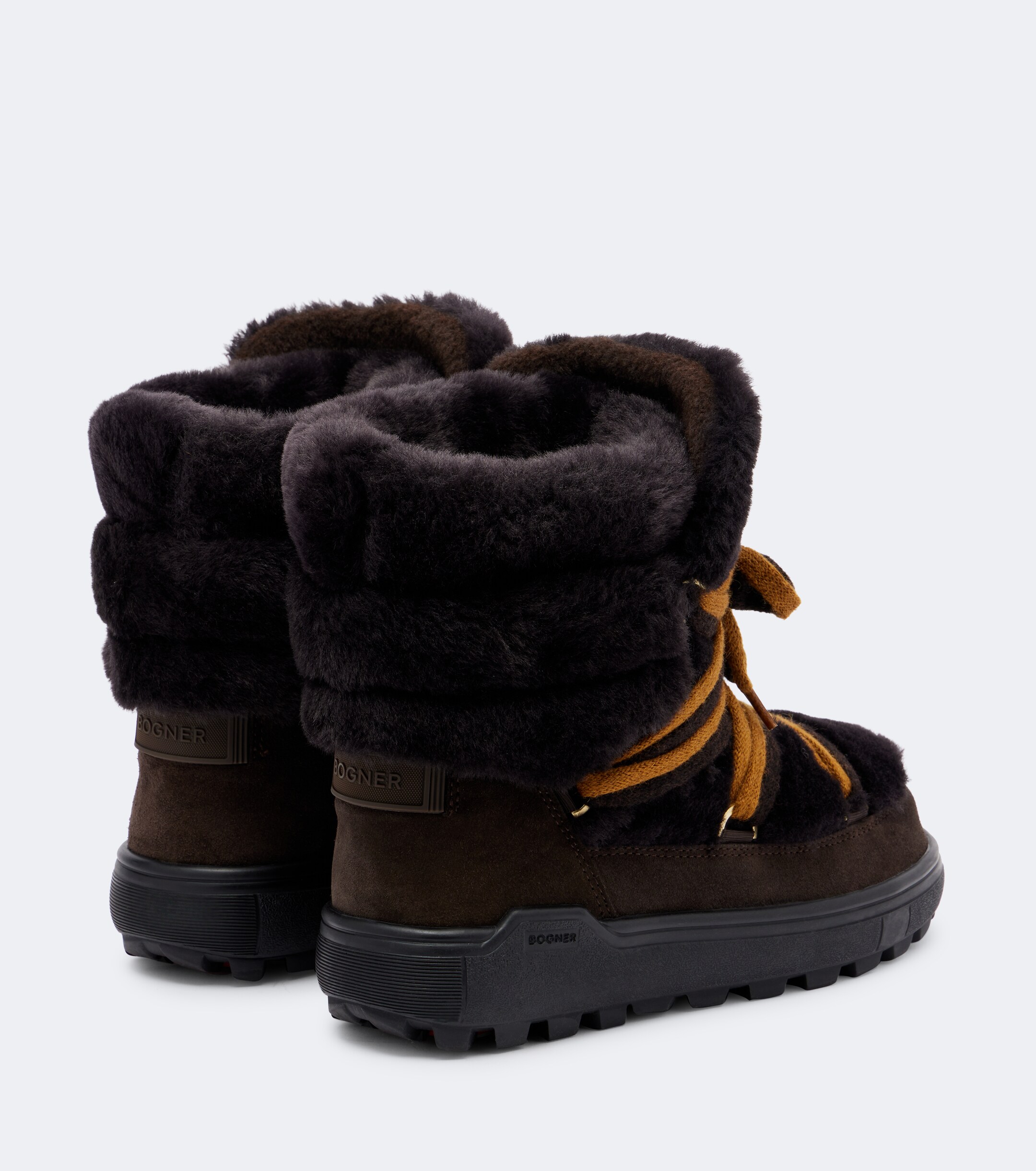 BOGNER Bogner Chamonix shearling and suede snow boots