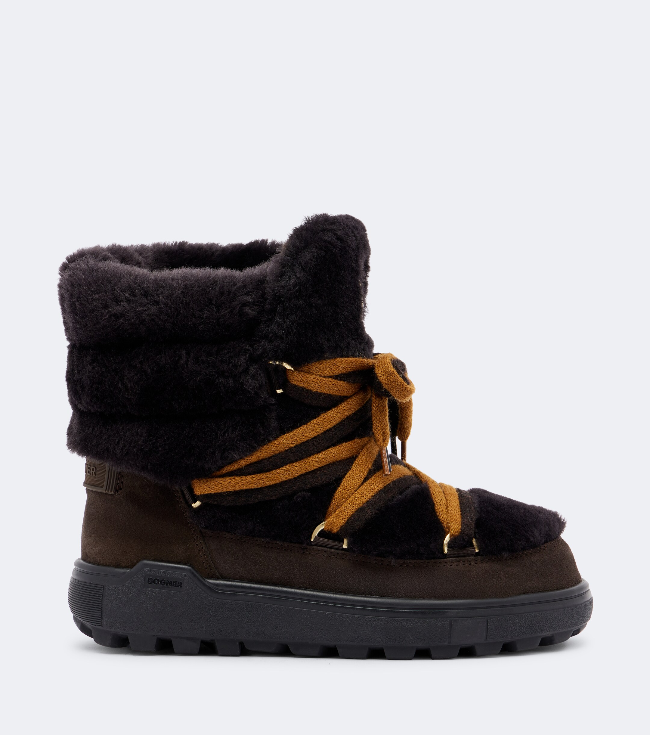 BOGNER Bogner Chamonix shearling and suede snow boots