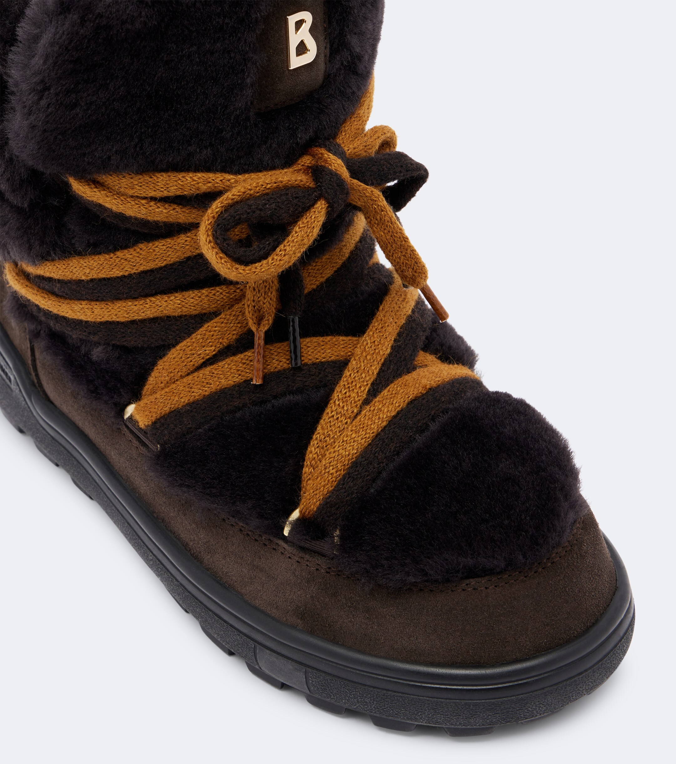 BOGNER Bogner Chamonix shearling and suede snow boots