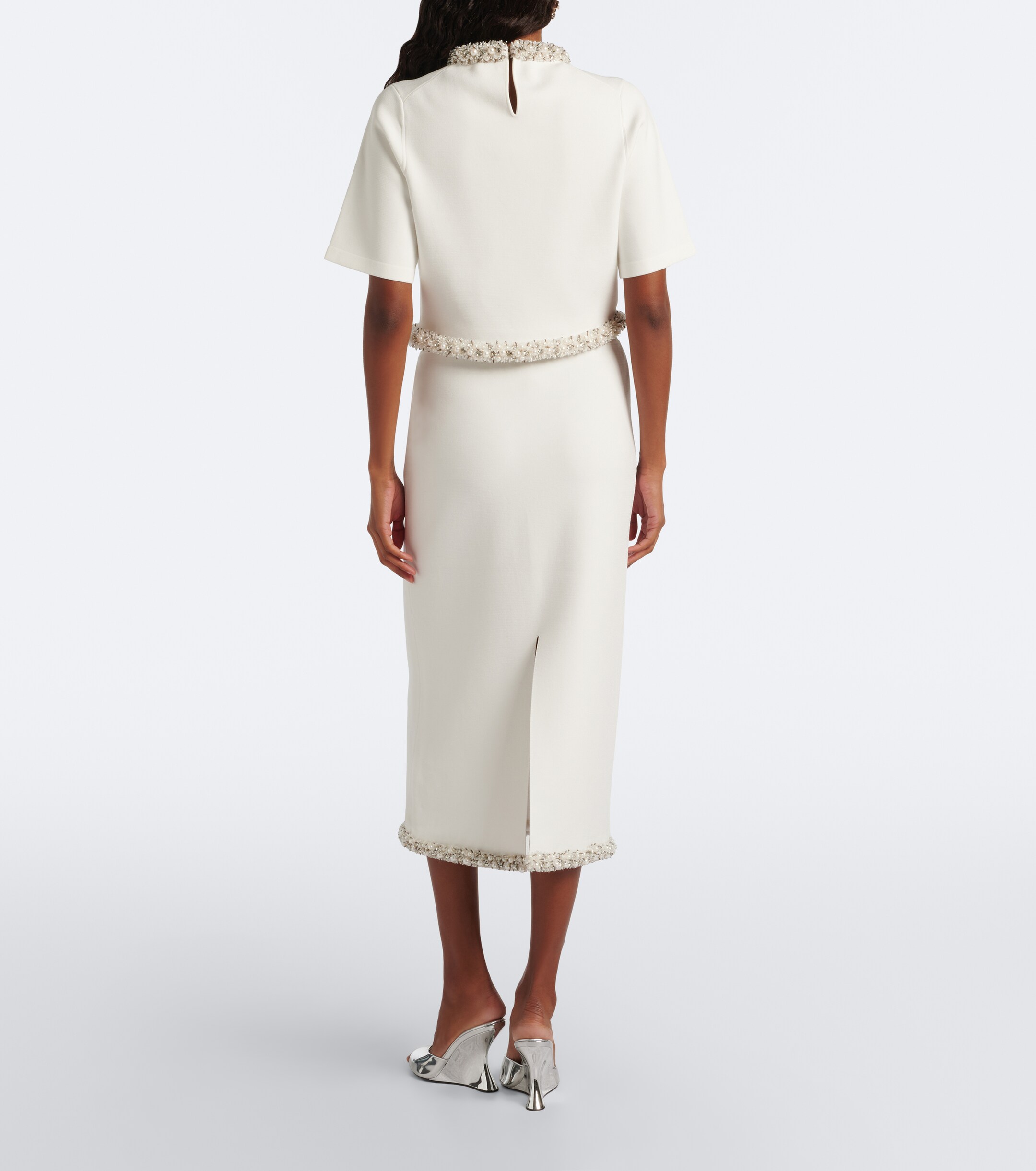SIMKHAI Simkhai Idina embellished midi skirt