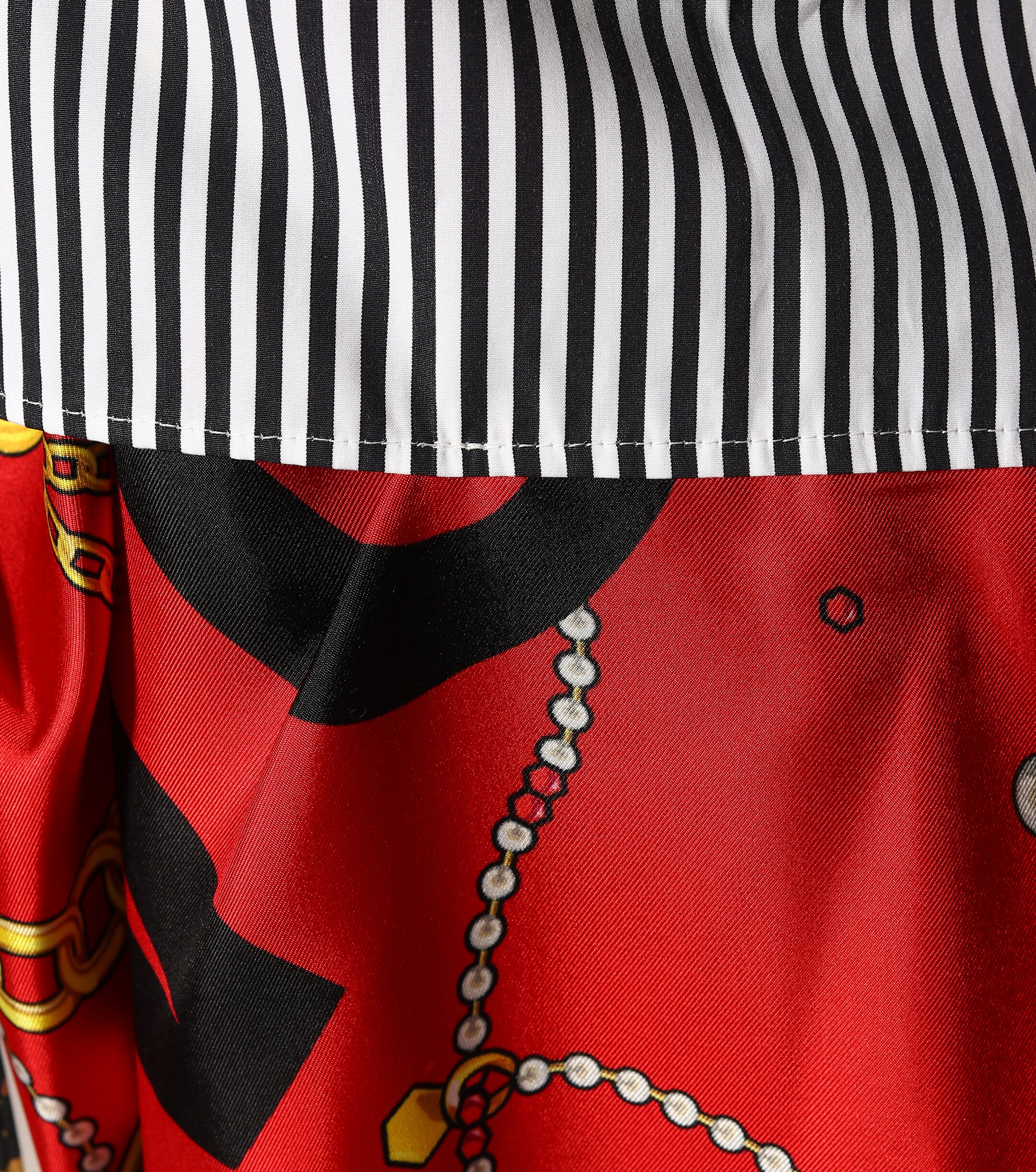 Balenciaga Scarf cotton and silk shirt dress thumbnail